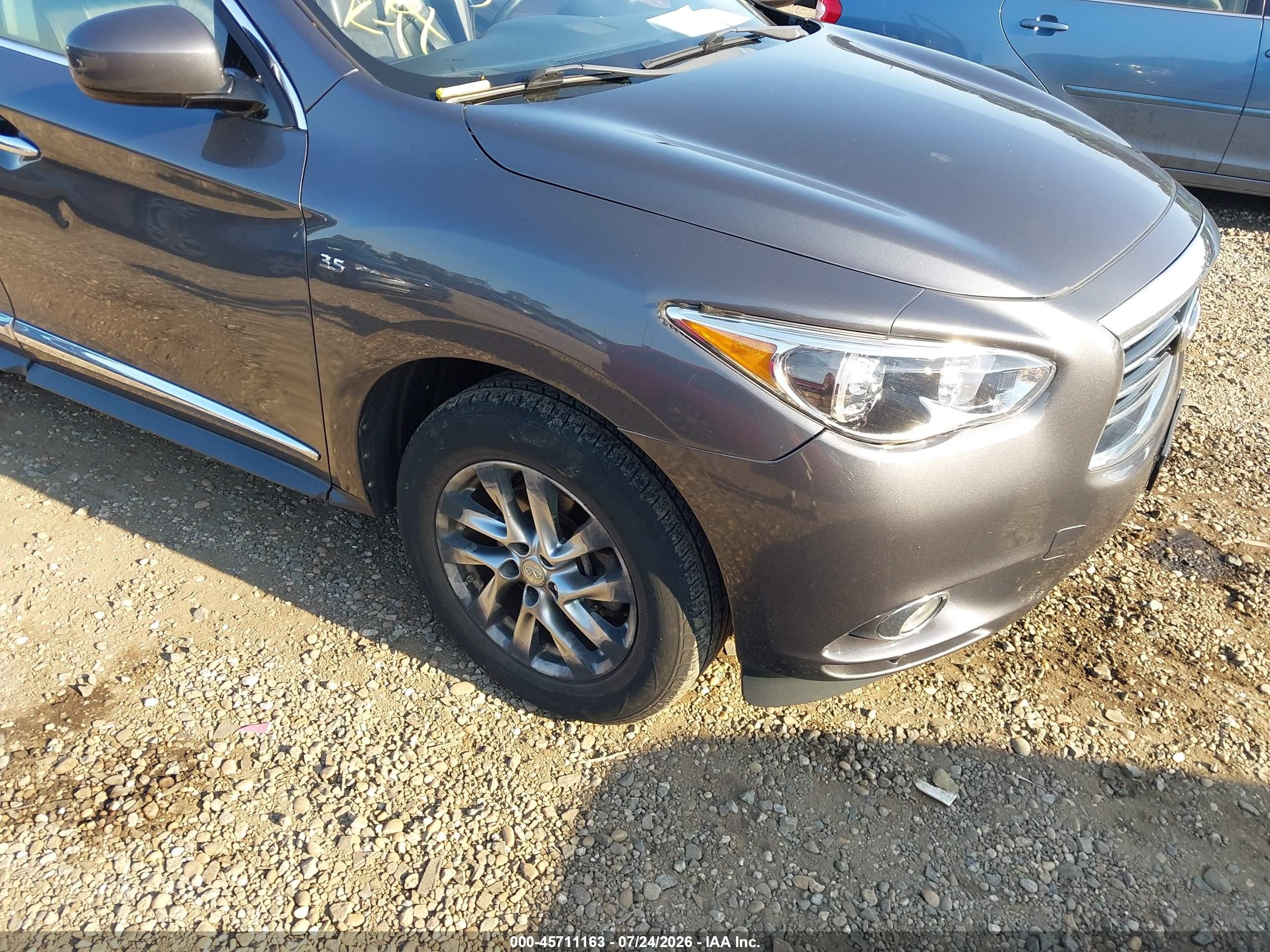 2014 Infiniti Qx60   Gray vin: 5N1AL0MM1EC500047