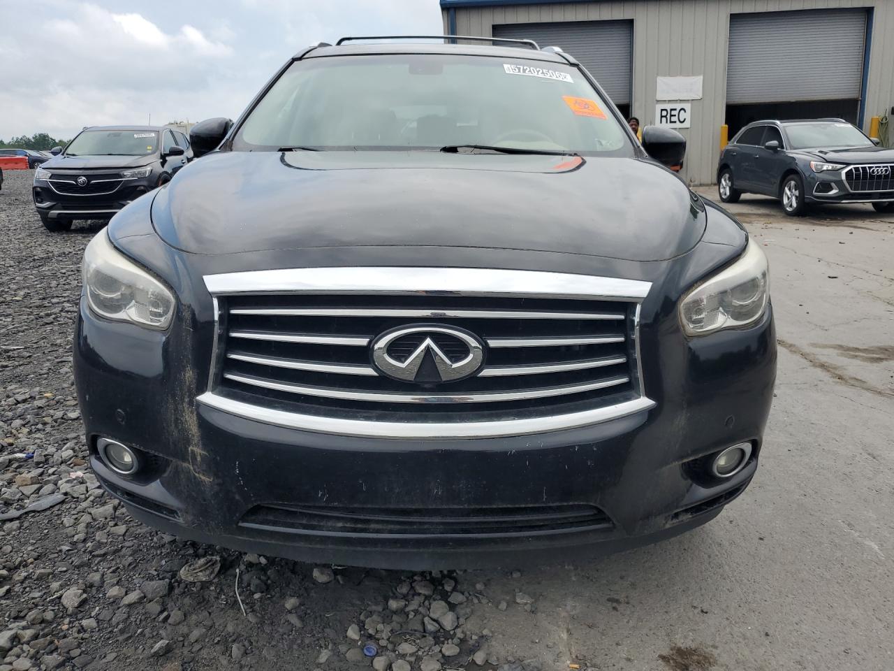 2014 Infiniti Qx60 Base Black vin: 5N1AL0MM1EC501313 Damage: Front Bumper, Multiple Scratches Heavy, 2