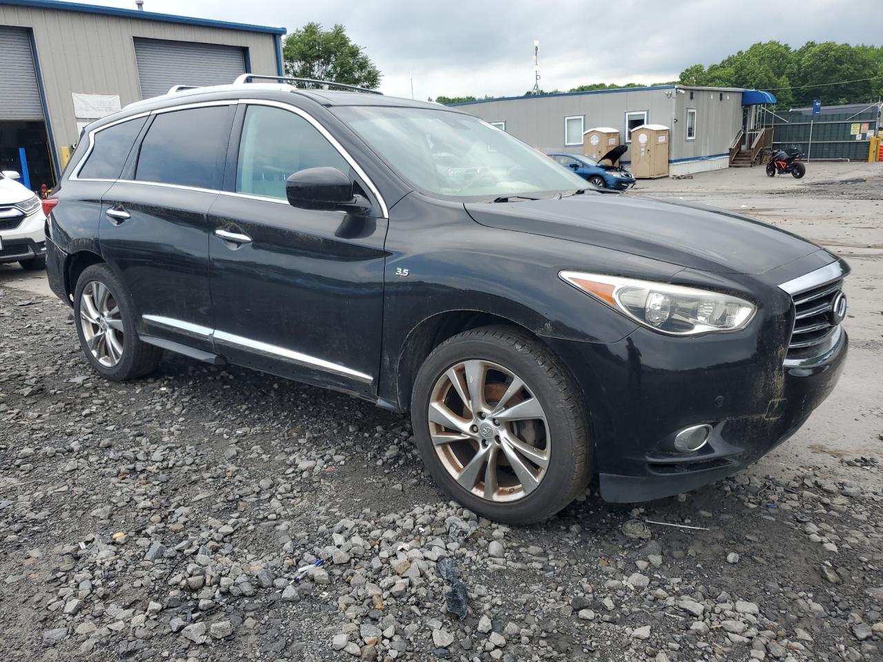 2014 Infiniti Qx60 Base Black vin: 5N1AL0MM1EC501313 Damage: Right Front Fender, Multiple Scratches Heavy, 2