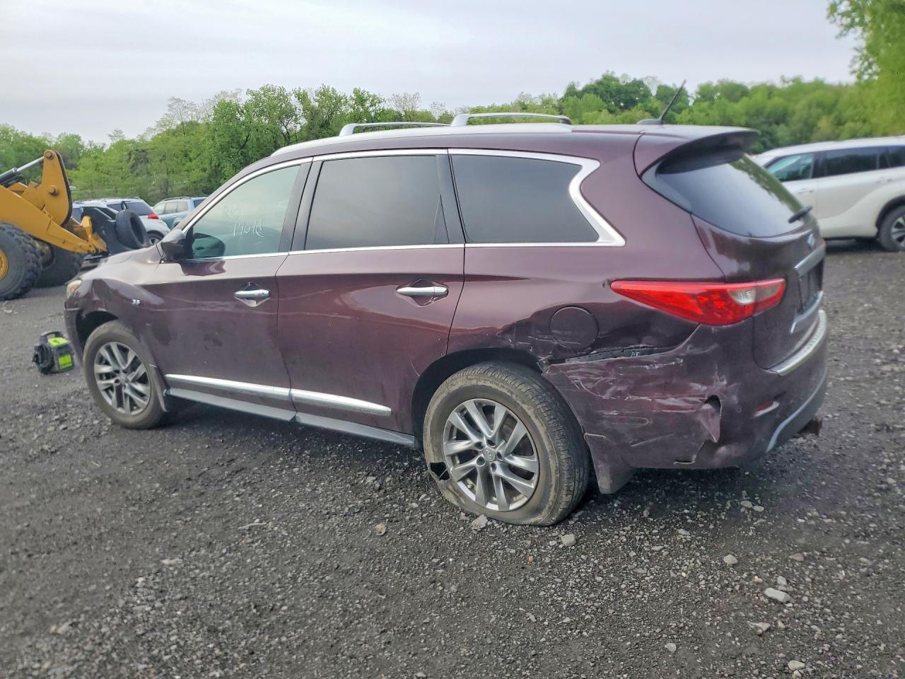 2014 Infiniti Qx60 Base Burgundy vin: 5N1AL0MM1EC517270