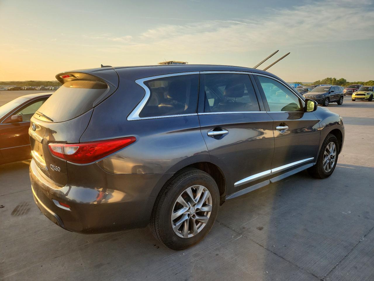 2014 Infiniti Qx60 Base Gray vin: 5N1AL0MM1EC522792
