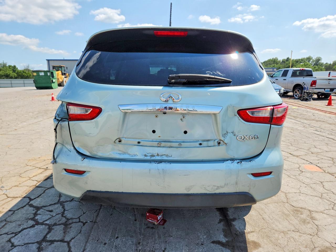 2014 Infiniti Qx60 Base Turquoise vin: 5N1AL0MM1EC526941