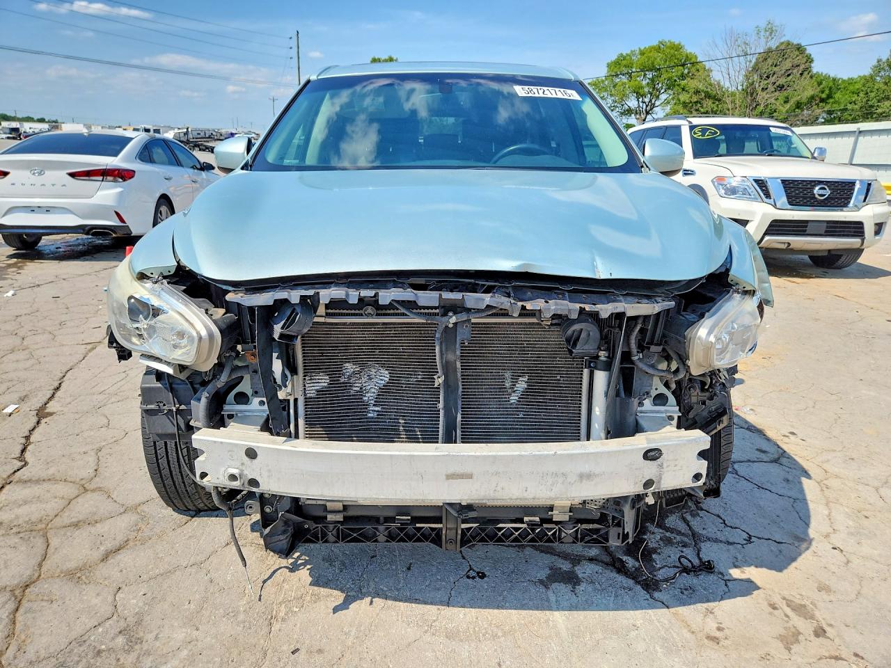 2014 Infiniti Qx60 Base Turquoise vin: 5N1AL0MM1EC526941