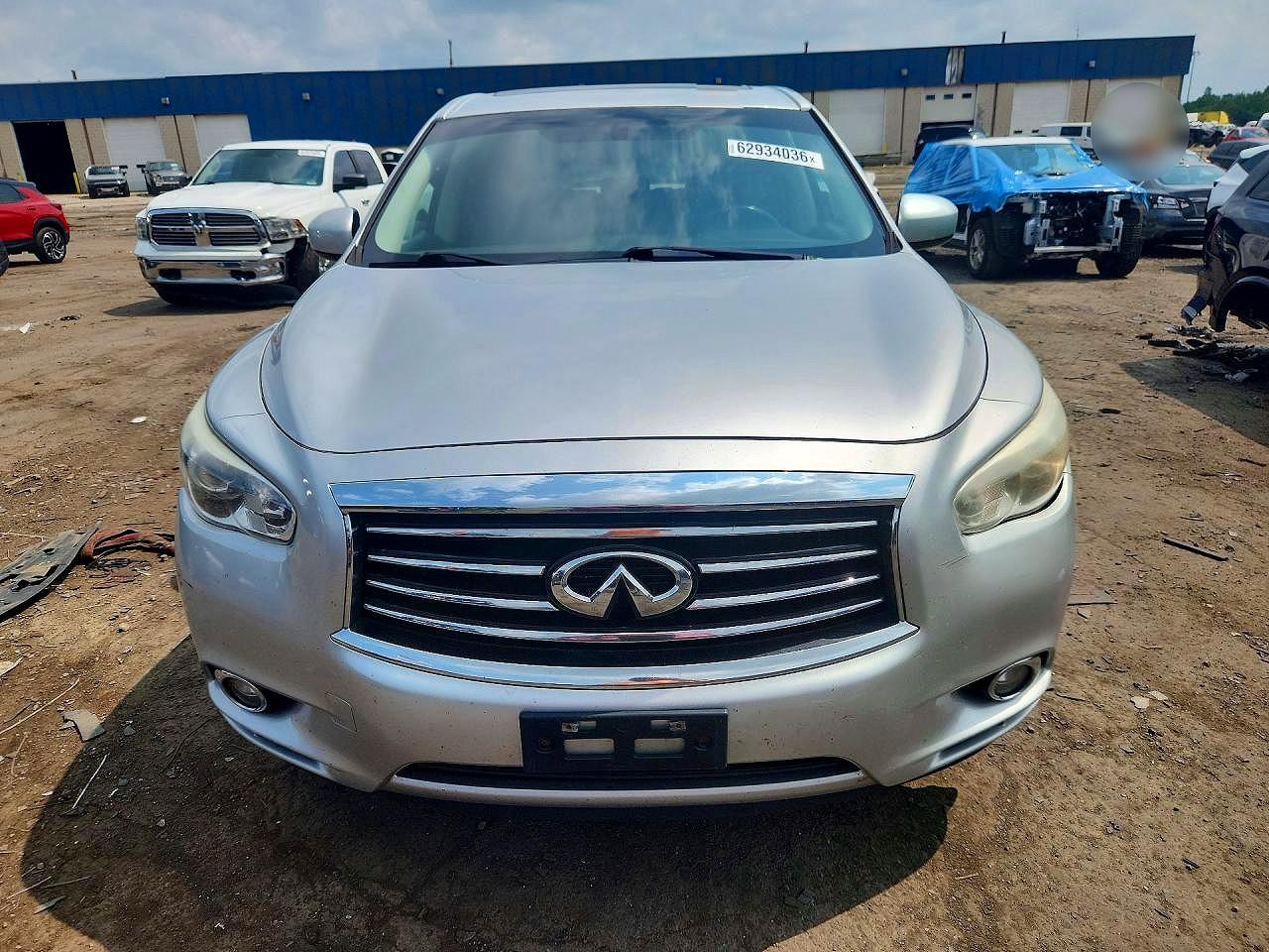 2014 Infiniti Qx60 Base Серебряный vin: 5N1AL0MM1EC527653