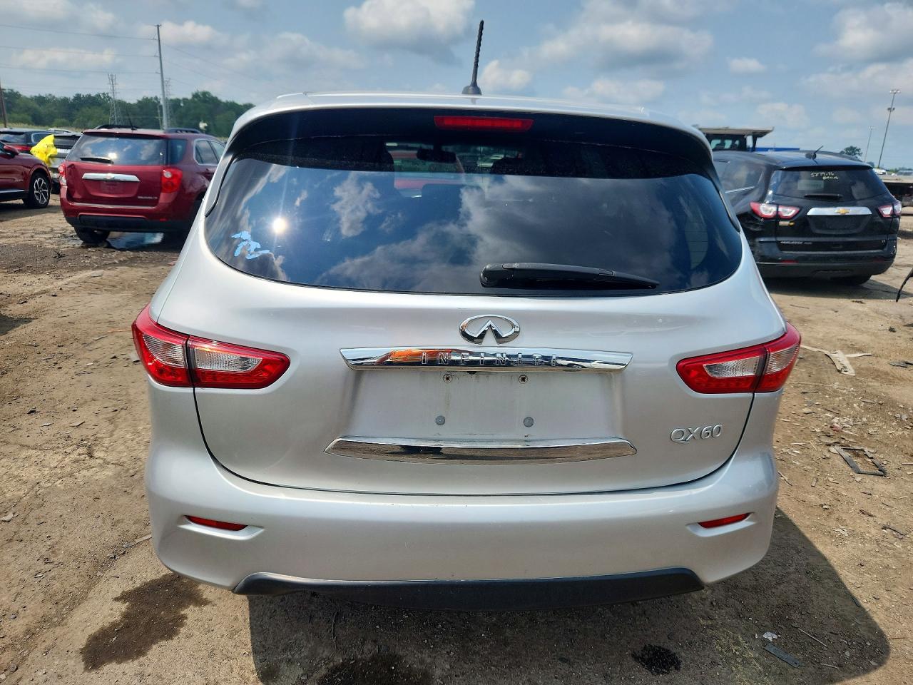 2014 Infiniti Qx60 Base Серебряный vin: 5N1AL0MM1EC527653