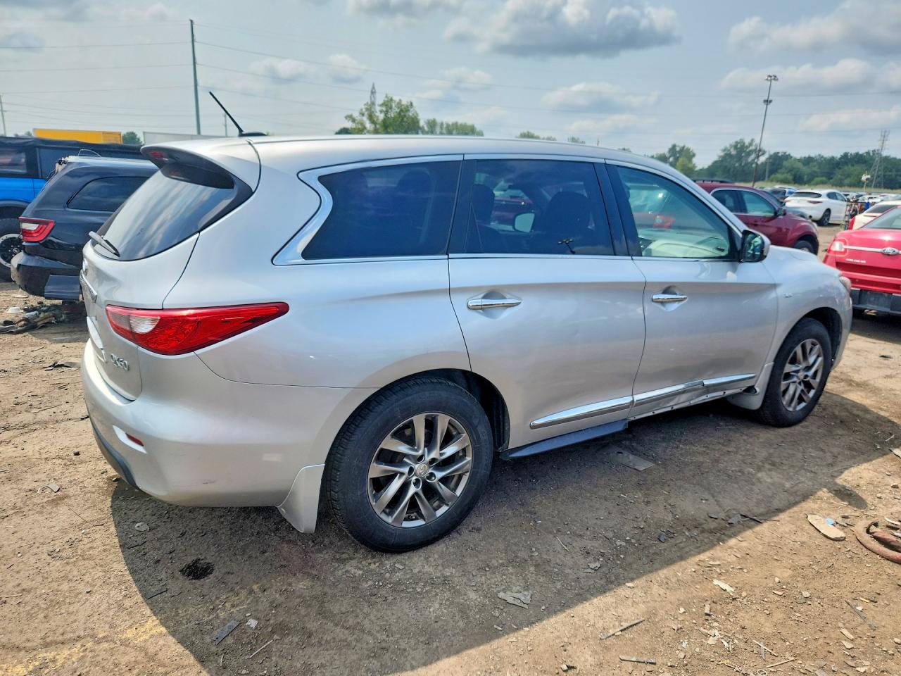 2014 Infiniti Qx60 Base Серебряный vin: 5N1AL0MM1EC527653