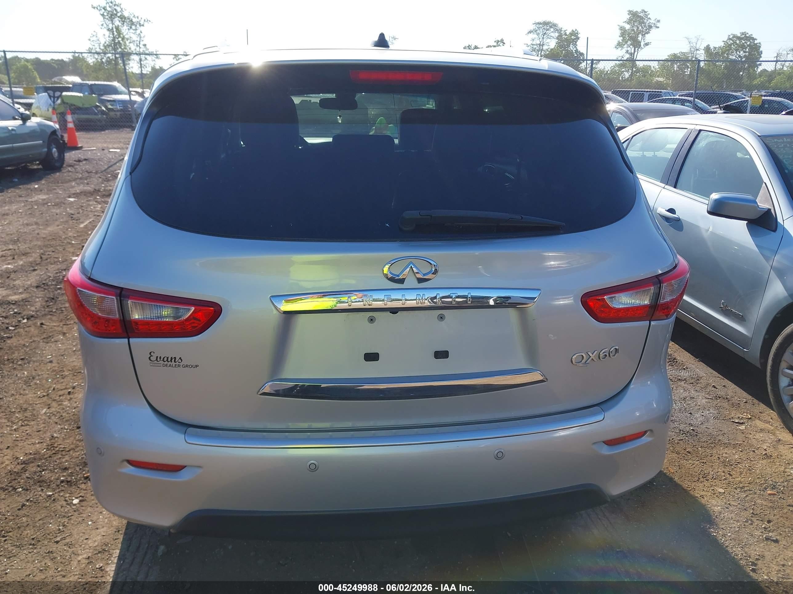 2014 Infiniti Qx60 Silver vin: 5N1AL0MM1EC555582