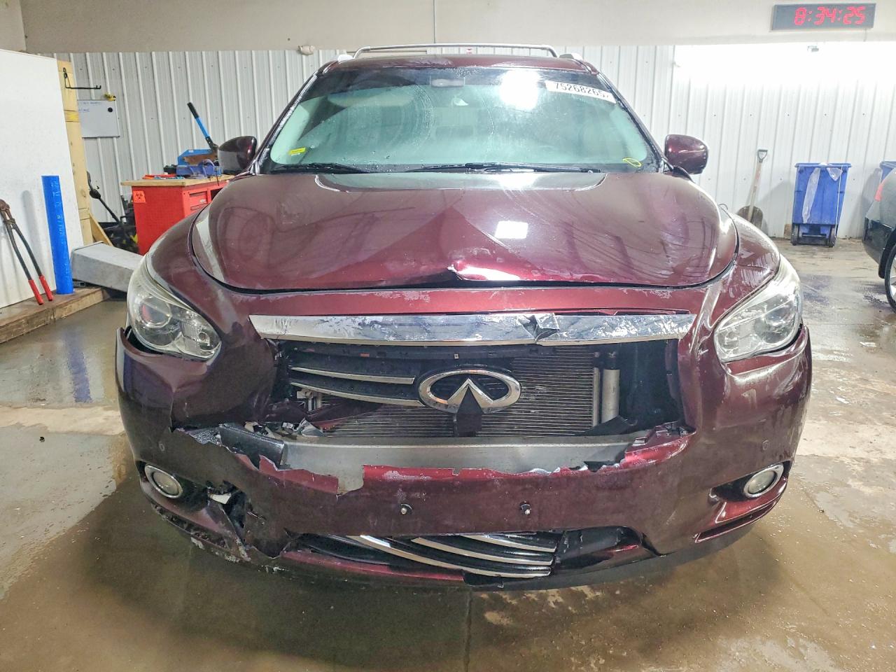 2015 Infiniti Qx60 Бордовый vin: 5N1AL0MM1FC510398
