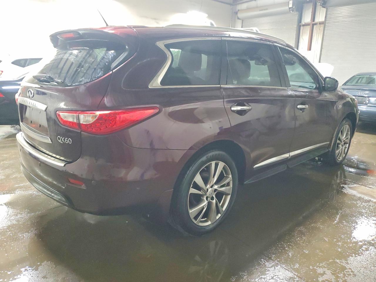 2015 Infiniti Qx60 Бордовый vin: 5N1AL0MM1FC510398