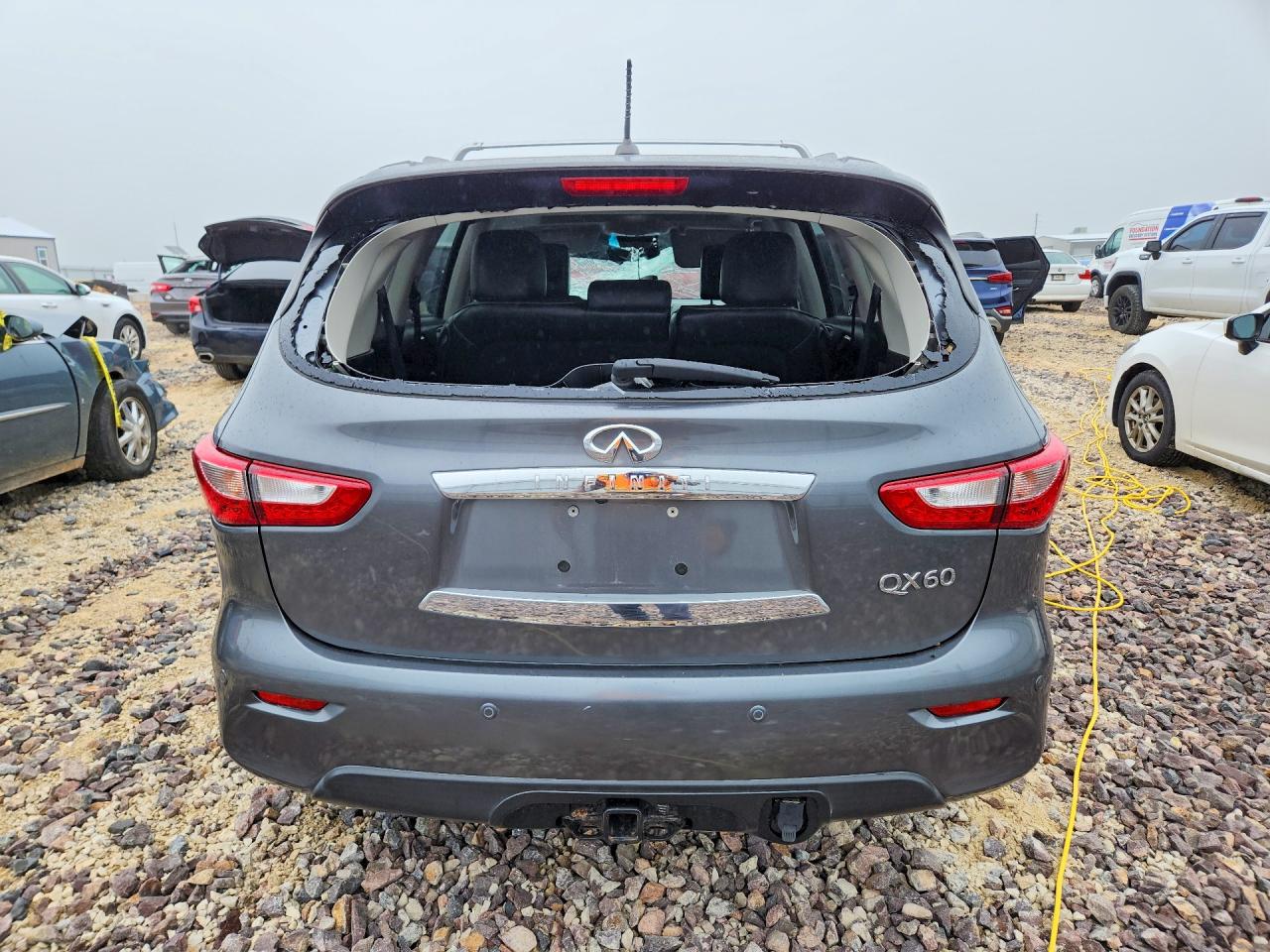 2015 Infiniti Qx60 Base Серый vin: 5N1AL0MM1FC511244