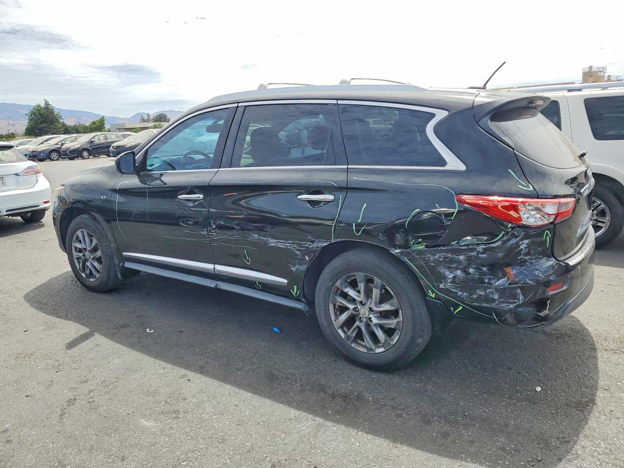 2015 Infiniti Qx60 Base Black vin: 5N1AL0MM1FC528481