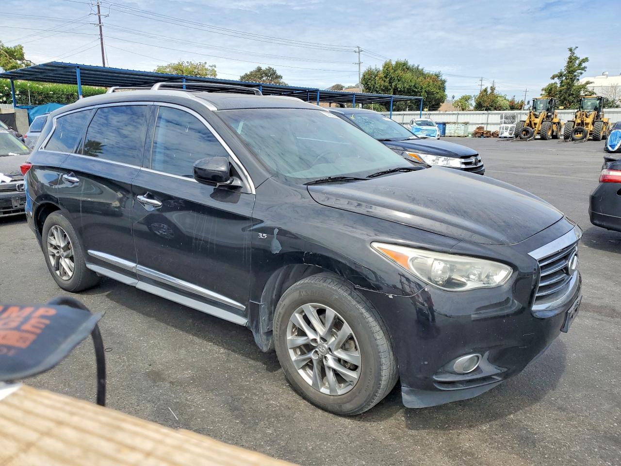 2015 Infiniti Qx60 Base Black vin: 5N1AL0MM1FC528481