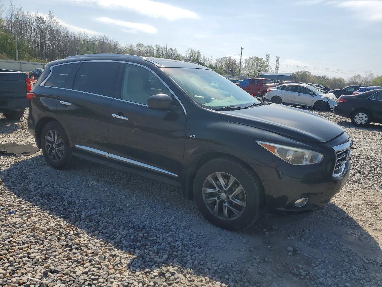 2015 Infiniti Qx60 Base Black vin: 5N1AL0MM1FC529520