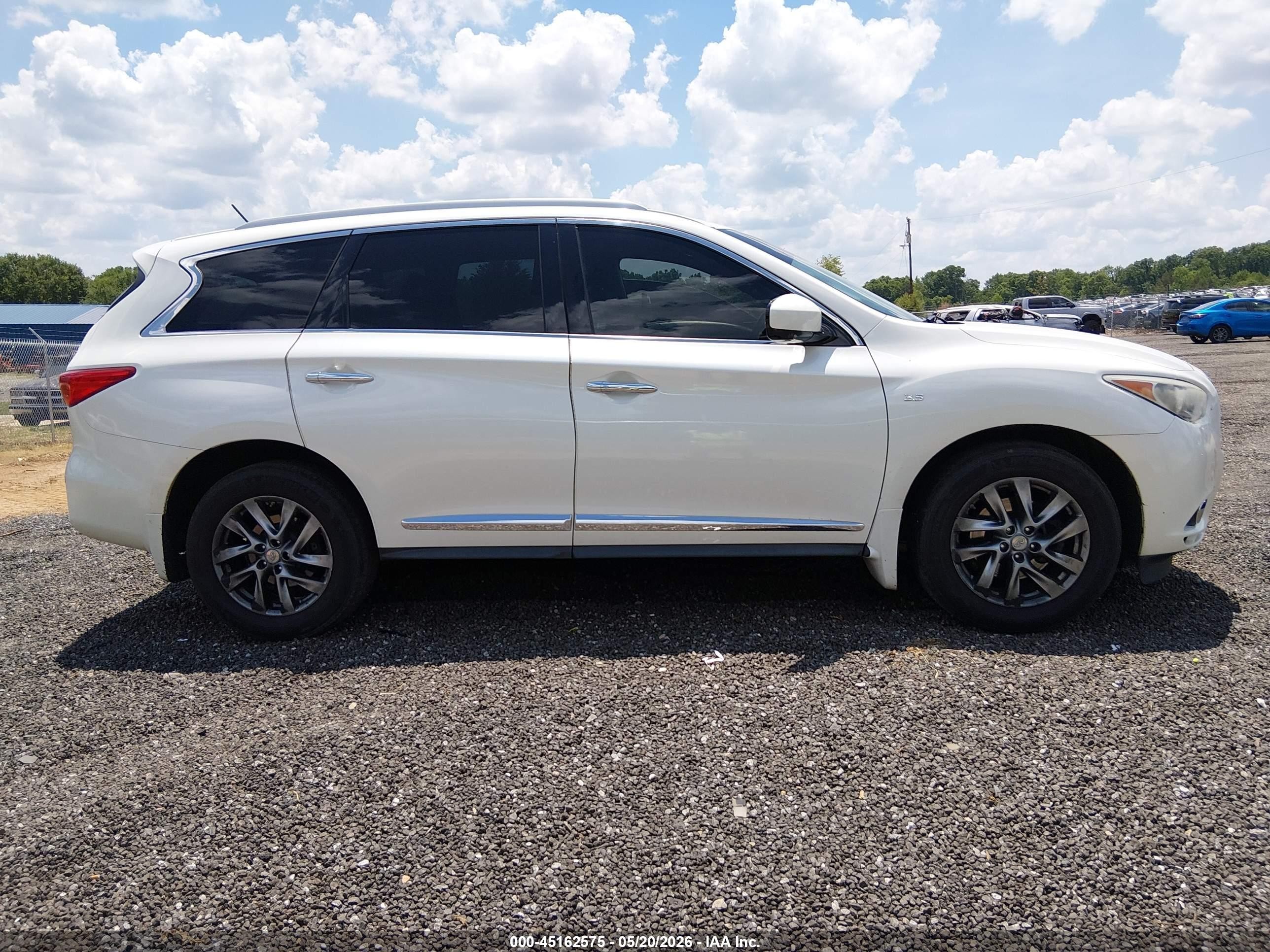 2015 Infiniti Qx60   Белый vin: 5N1AL0MM1FC530490