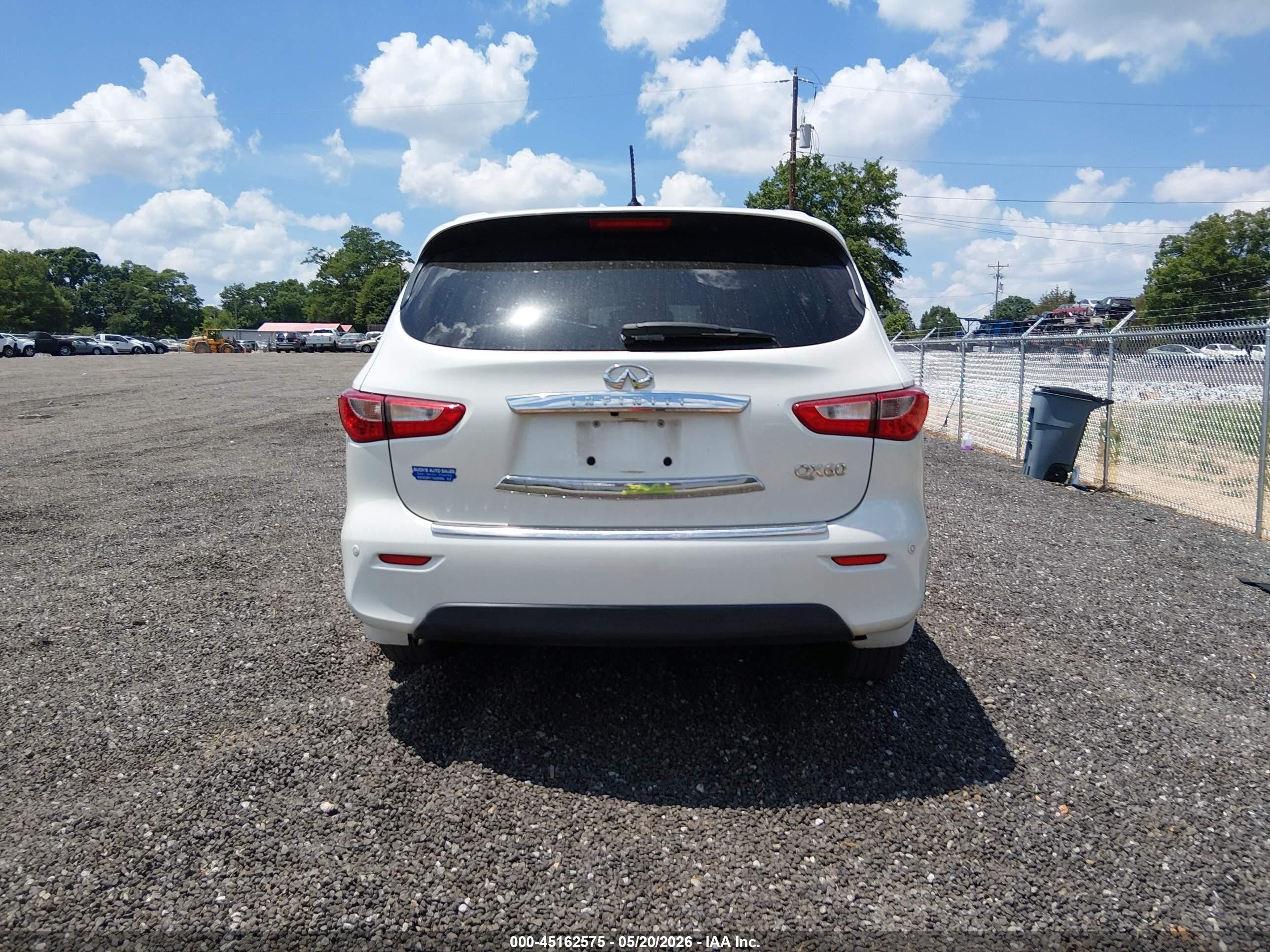 2015 Infiniti Qx60   Белый vin: 5N1AL0MM1FC530490