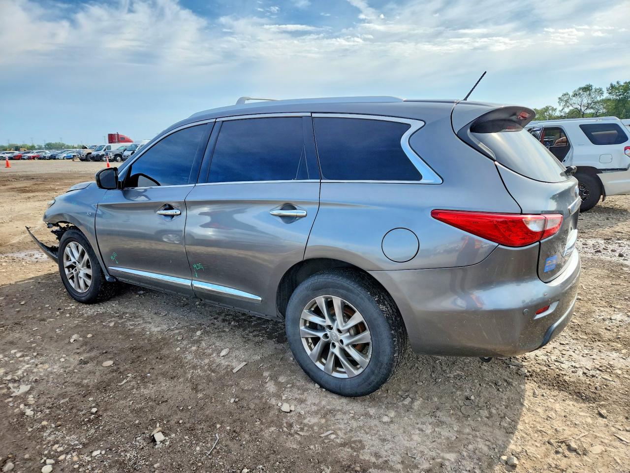 2015 Infiniti Qx60 Base Gray vin: 5N1AL0MM1FC532837