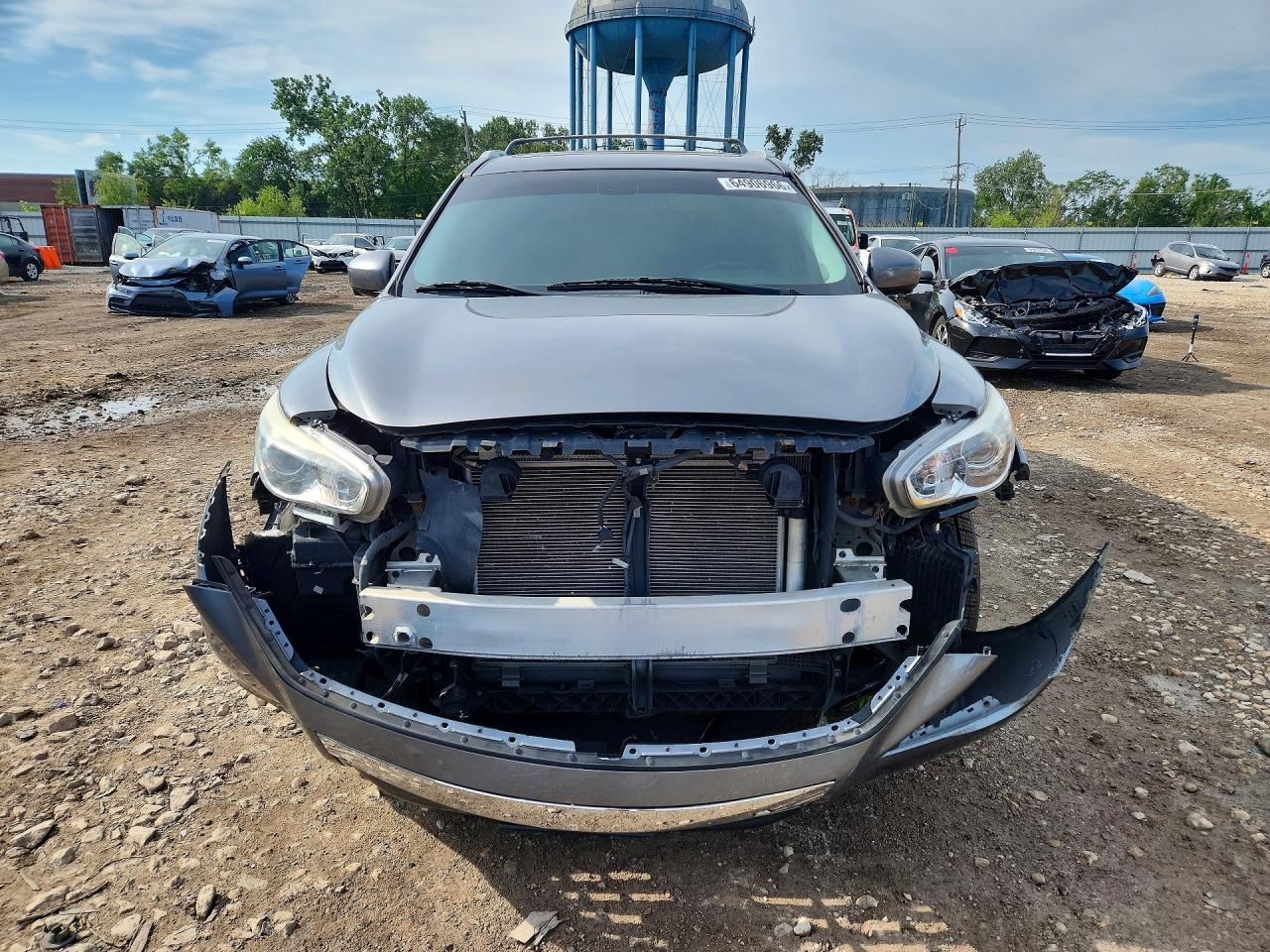 2015 Infiniti Qx60 Base Gray vin: 5N1AL0MM1FC532837