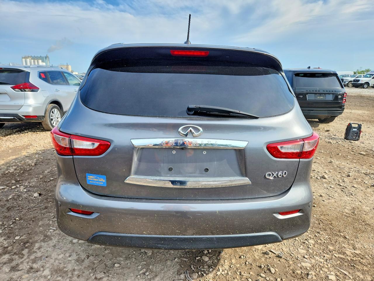 2015 Infiniti Qx60 Base Gray vin: 5N1AL0MM1FC532837
