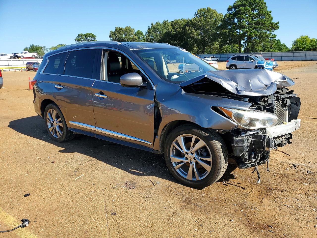 2015 Infiniti Qx60 Base Gray vin: 5N1AL0MM1FC534684