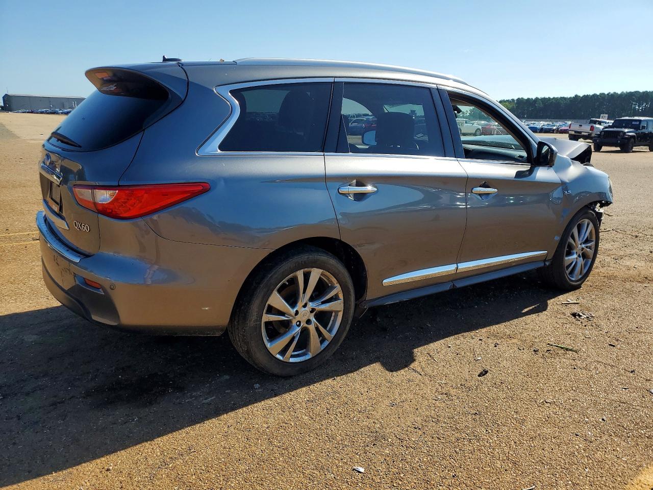 2015 Infiniti Qx60 Base Gray vin: 5N1AL0MM1FC534684