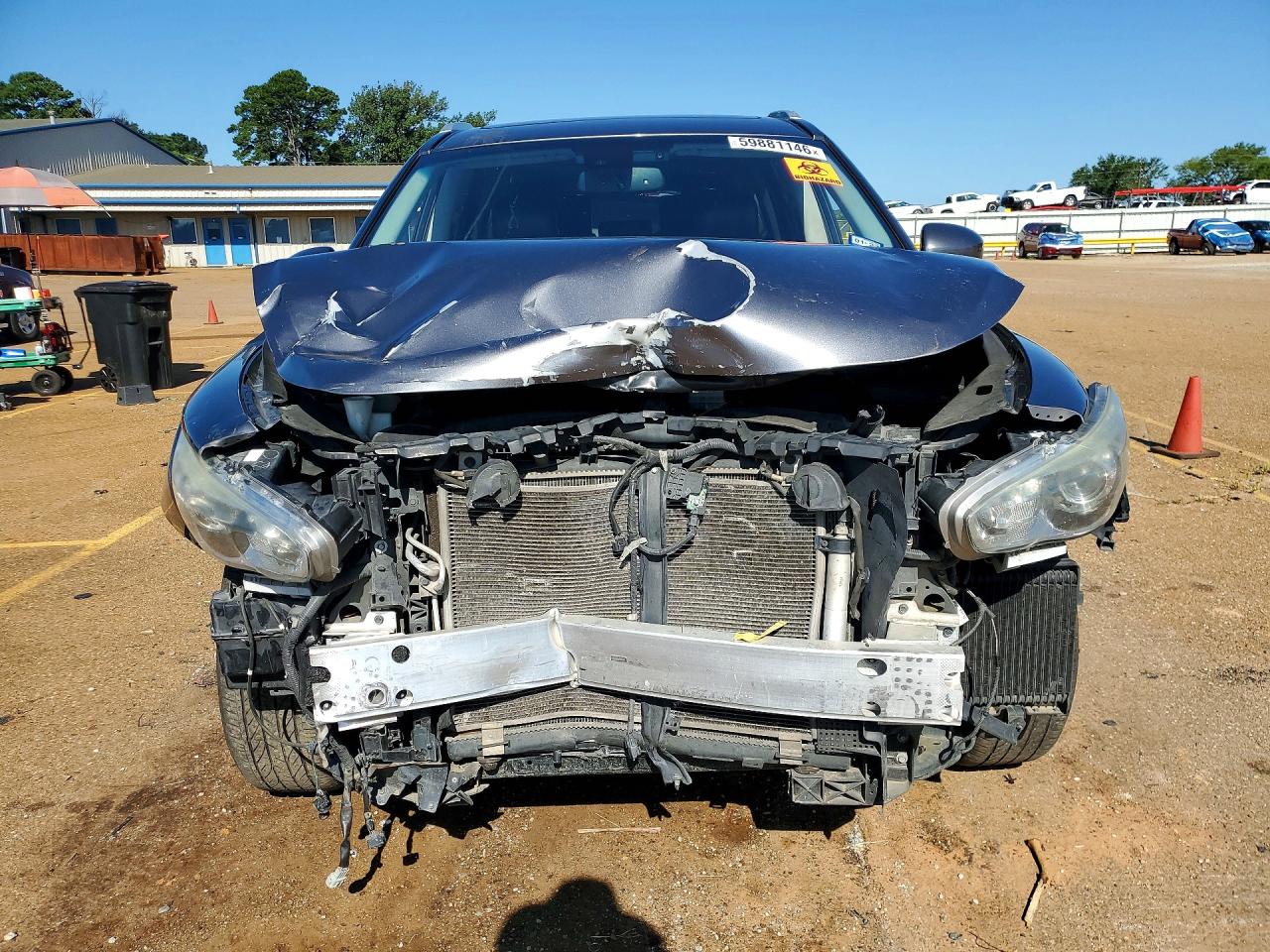 2015 Infiniti Qx60 Base Gray vin: 5N1AL0MM1FC534684
