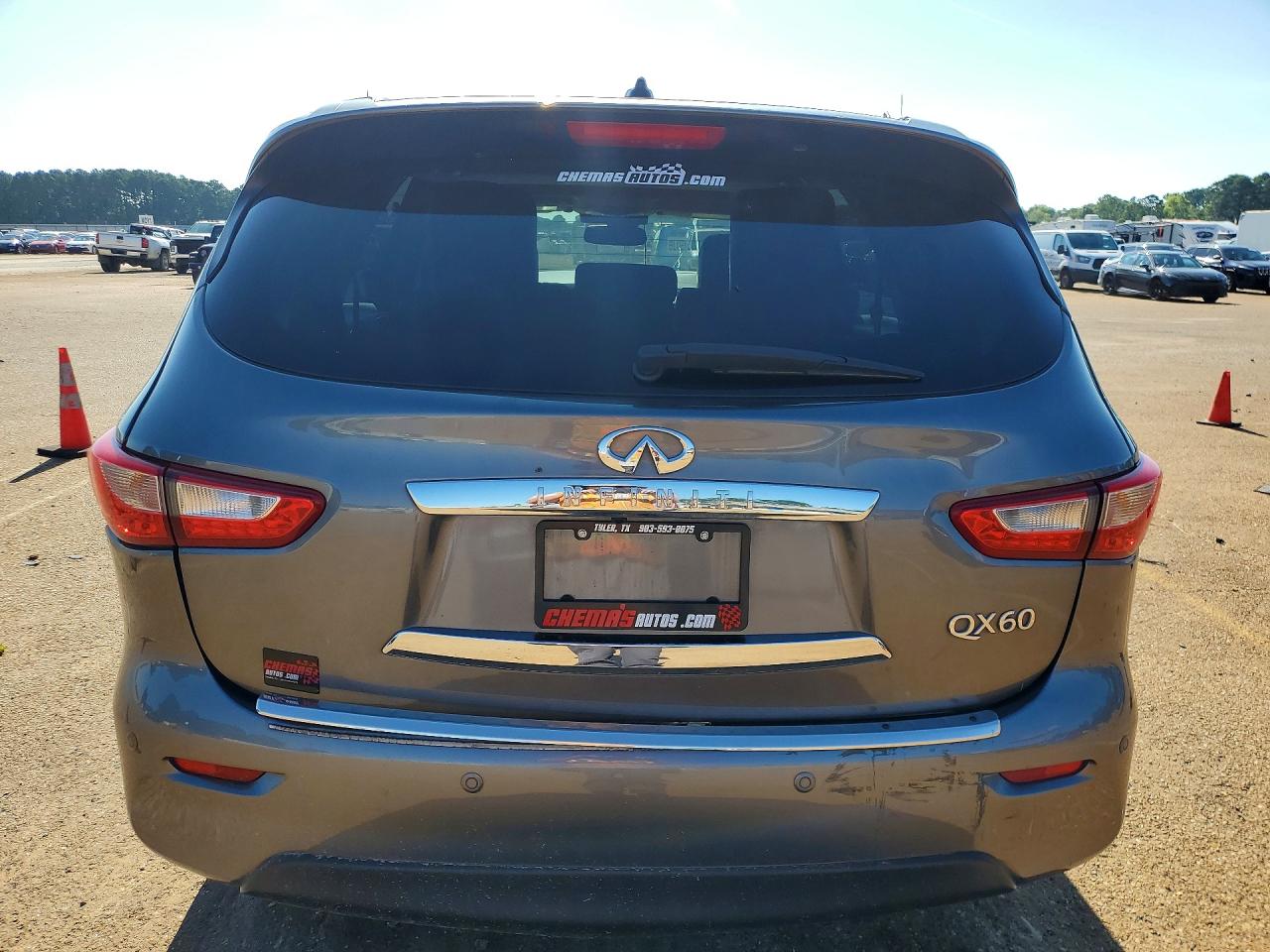2015 Infiniti Qx60 Base Gray vin: 5N1AL0MM1FC534684