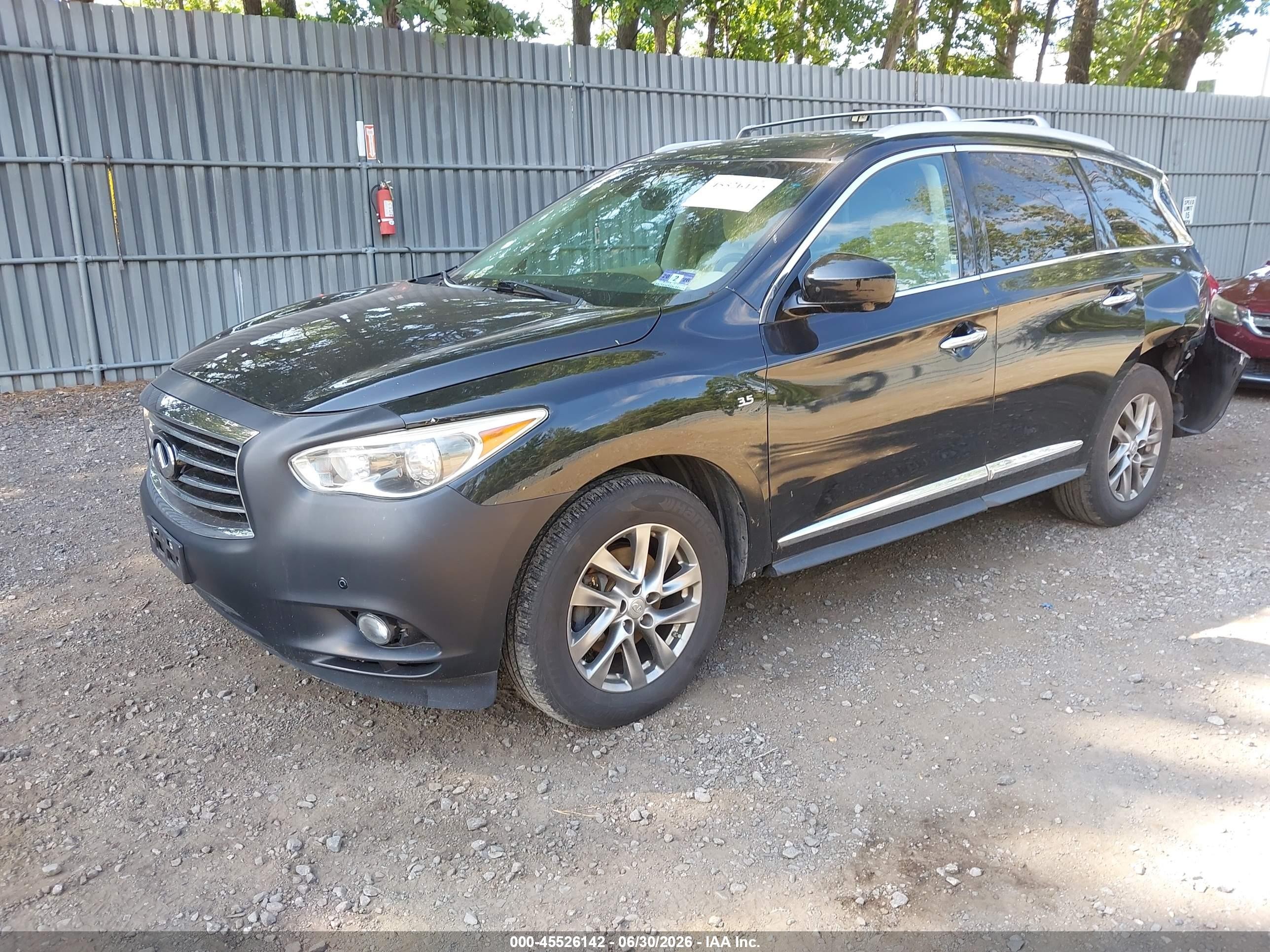 2015 Infiniti Qx60 Black vin: 5N1AL0MM1FC537116