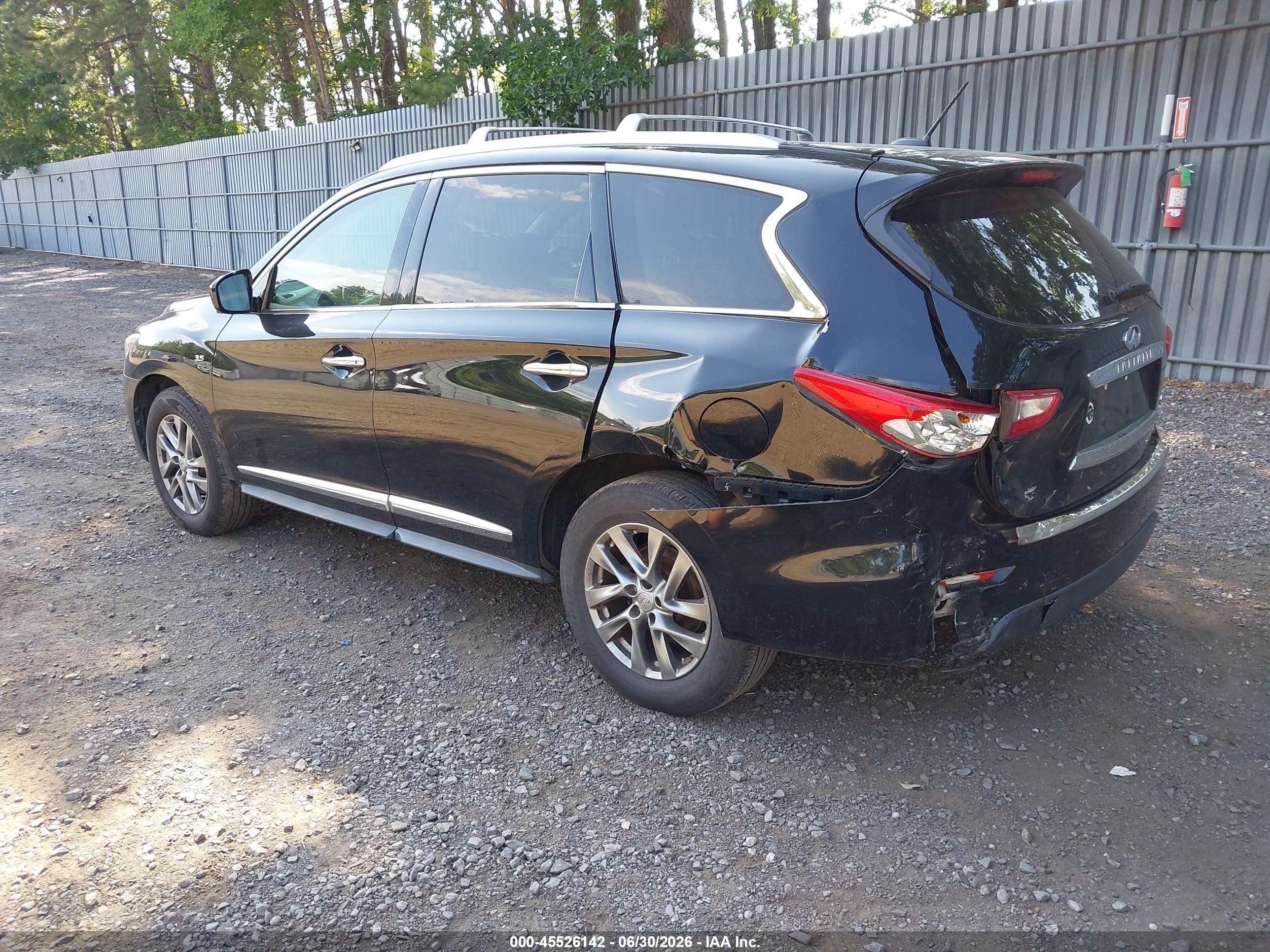 2015 Infiniti Qx60 Black vin: 5N1AL0MM1FC537116
