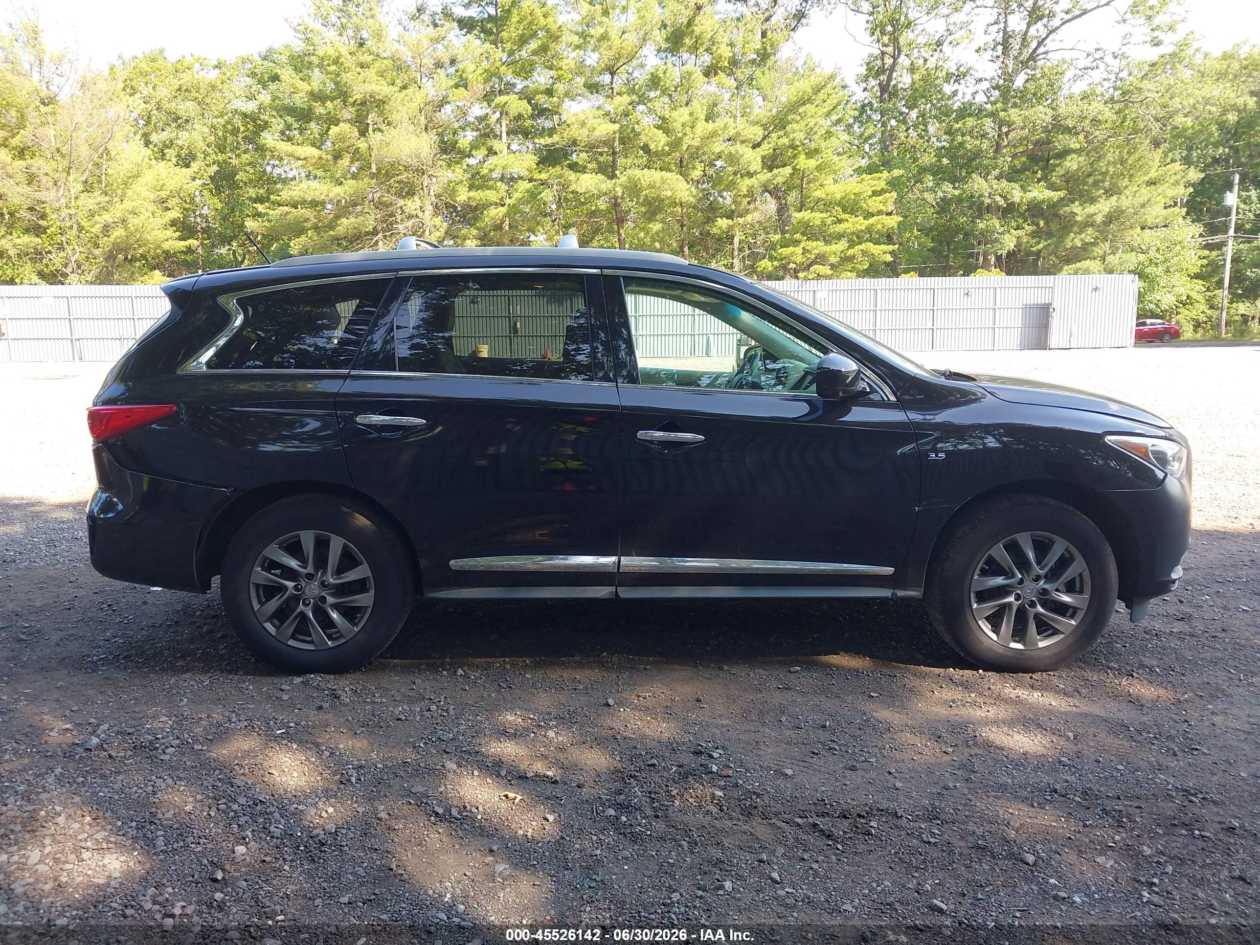 2015 Infiniti Qx60 Black vin: 5N1AL0MM1FC537116