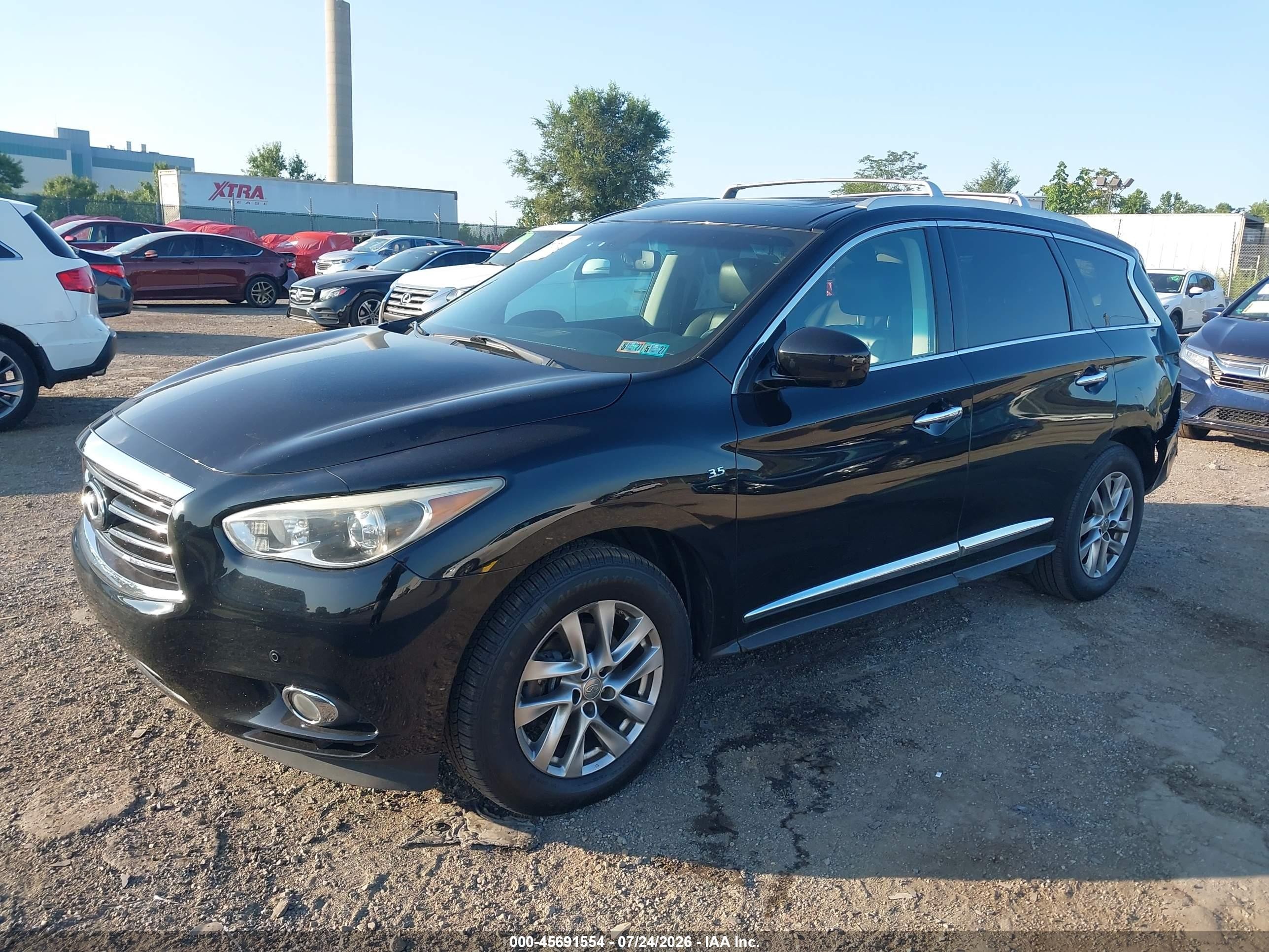 2015 Infiniti Qx60 Black vin: 5N1AL0MM1FC546284