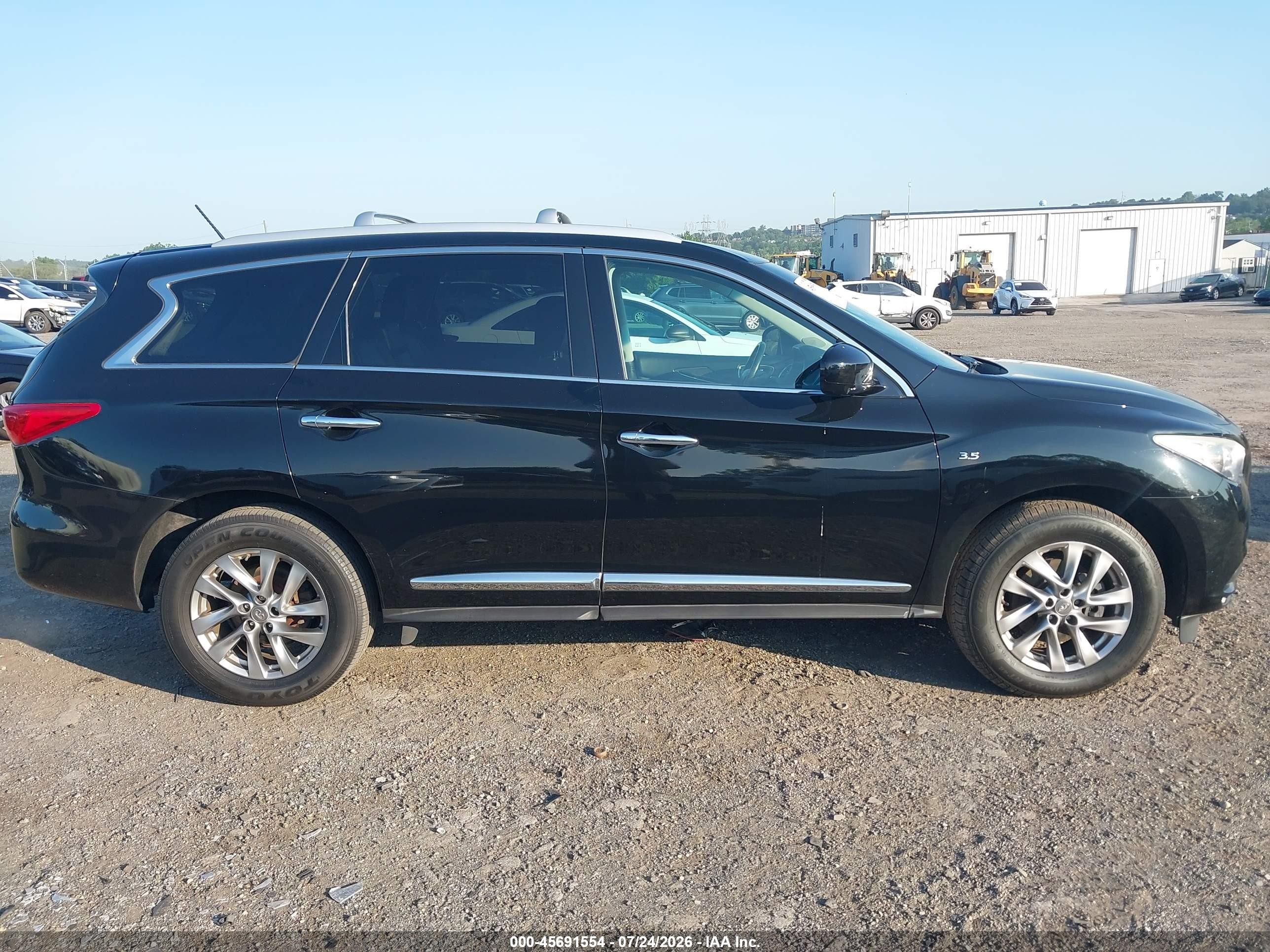 2015 Infiniti Qx60 Black vin: 5N1AL0MM1FC546284