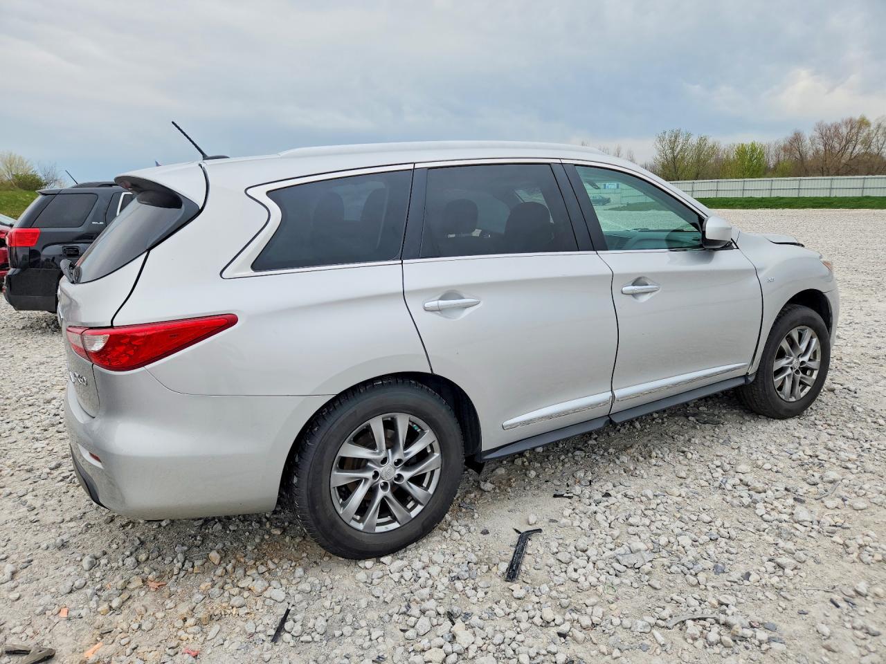 2015 Infiniti Qx60 Base Silver vin: 5N1AL0MM1FC546527