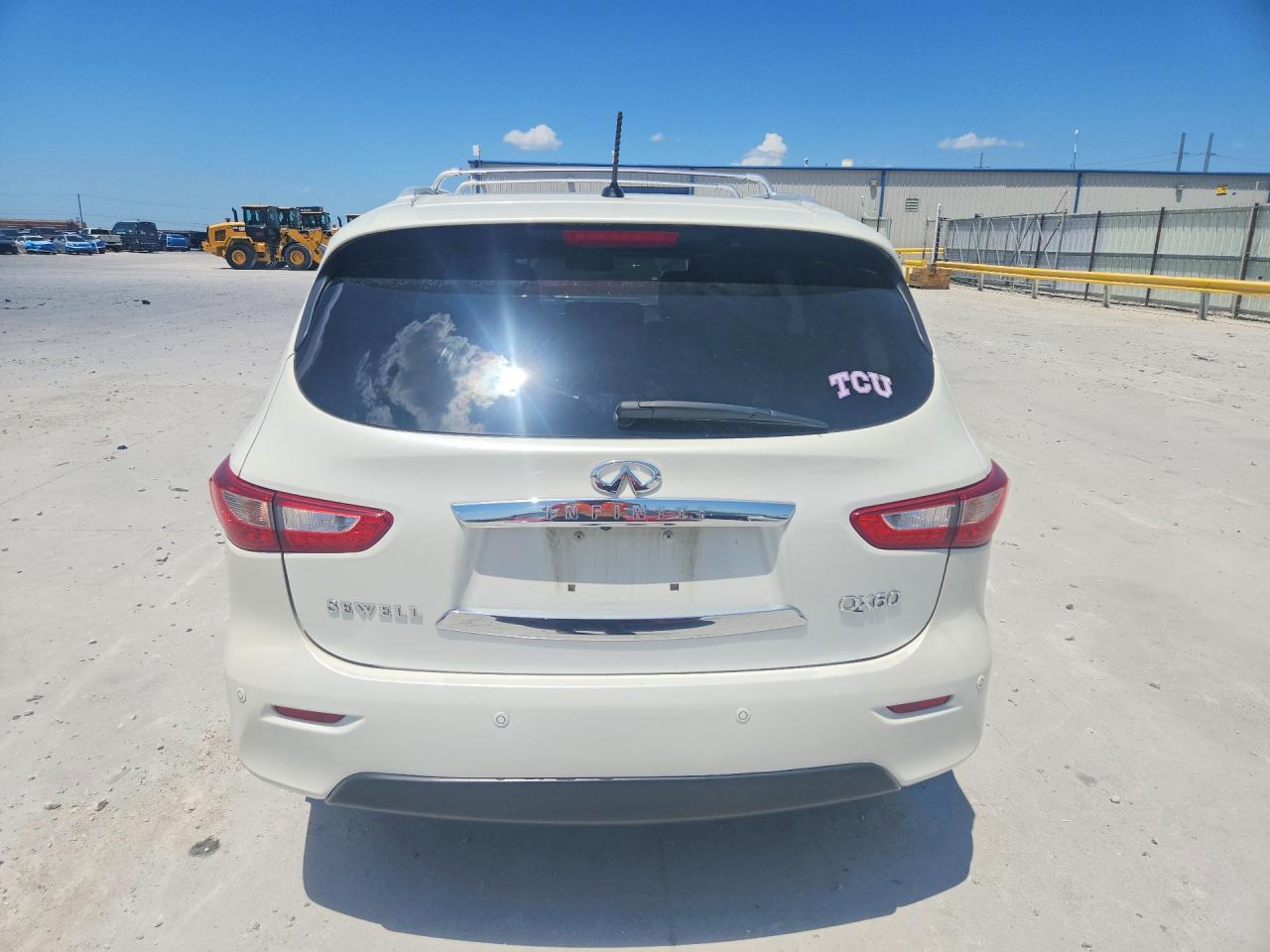 2015 Infiniti Qx60 Base White vin: 5N1AL0MM1FC547323