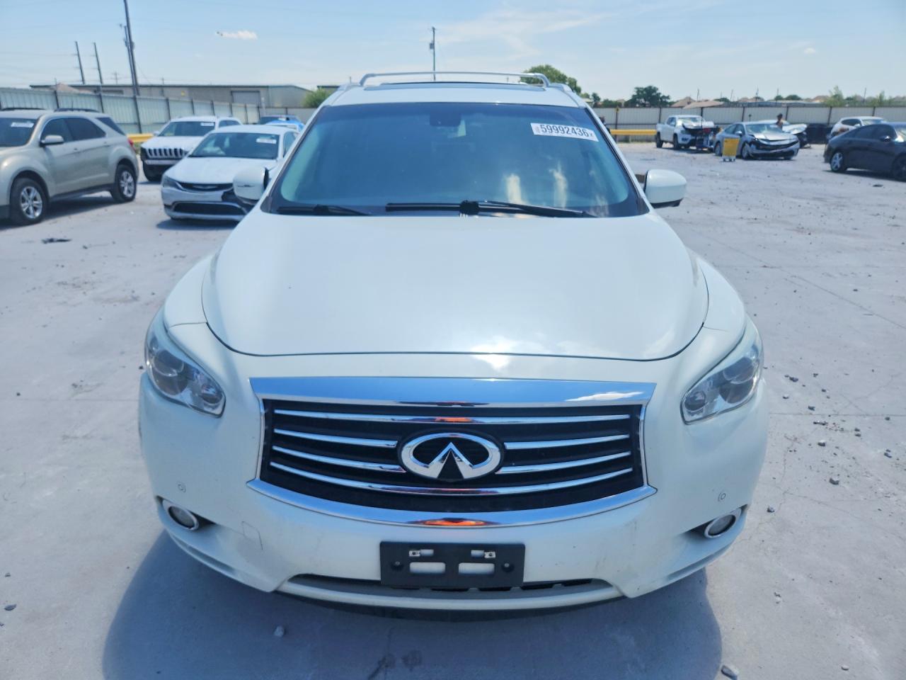 2015 Infiniti Qx60 Base White vin: 5N1AL0MM1FC547323