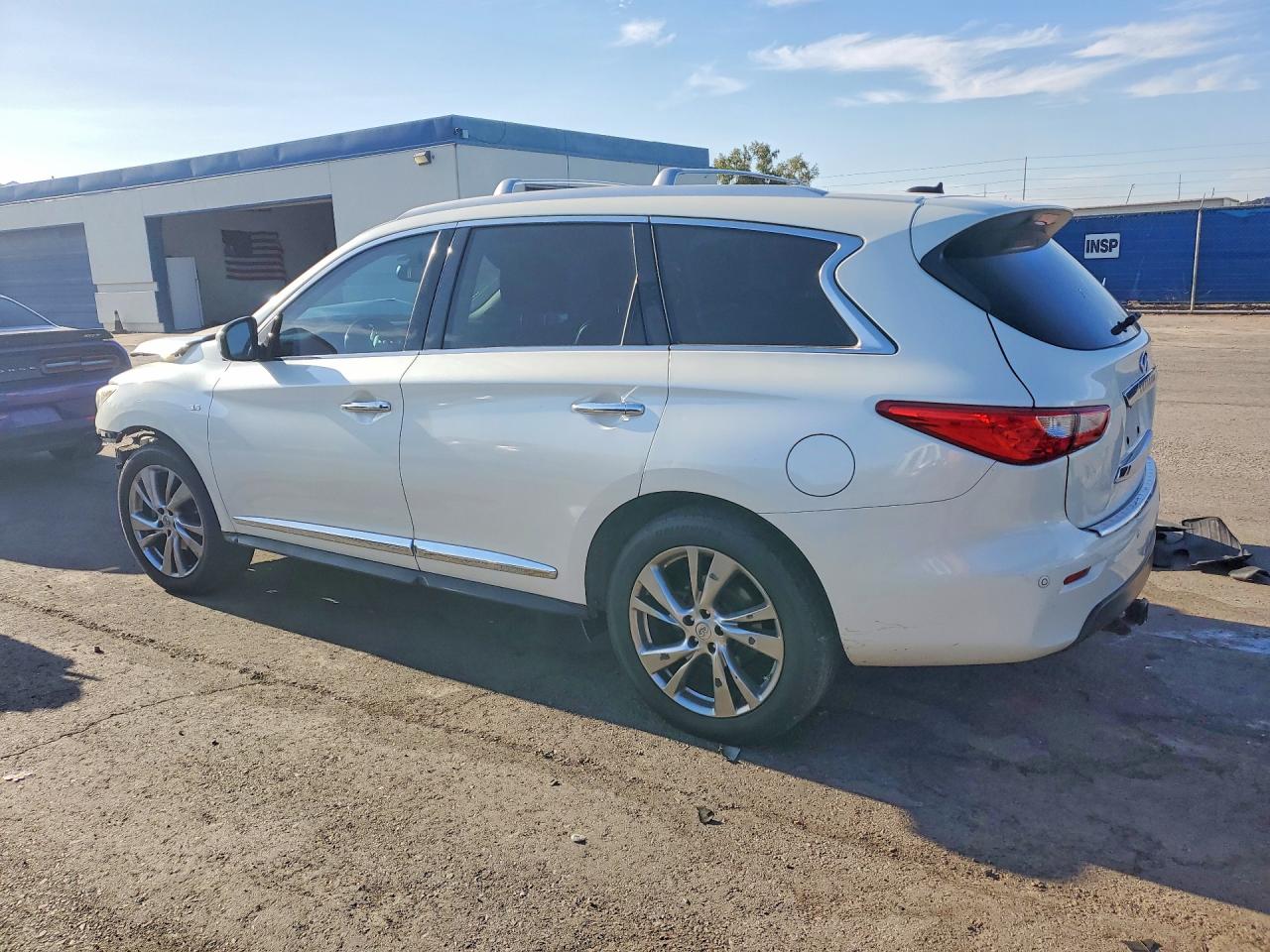 2015 Infiniti Qx60 Base White vin: 5N1AL0MM1FC547709