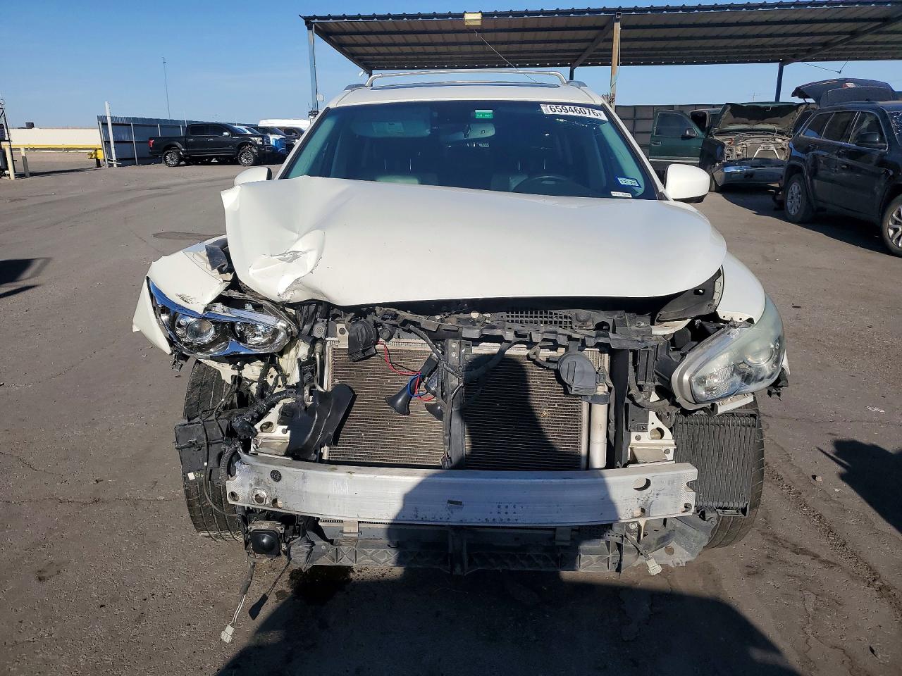 2015 Infiniti Qx60 Base White vin: 5N1AL0MM1FC547709