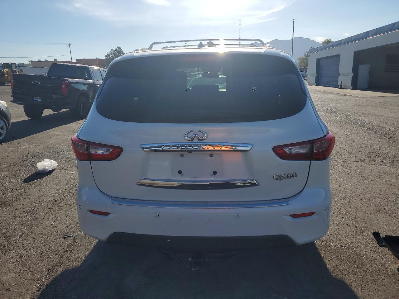 2015 Infiniti Qx60 Base White vin: 5N1AL0MM1FC547709