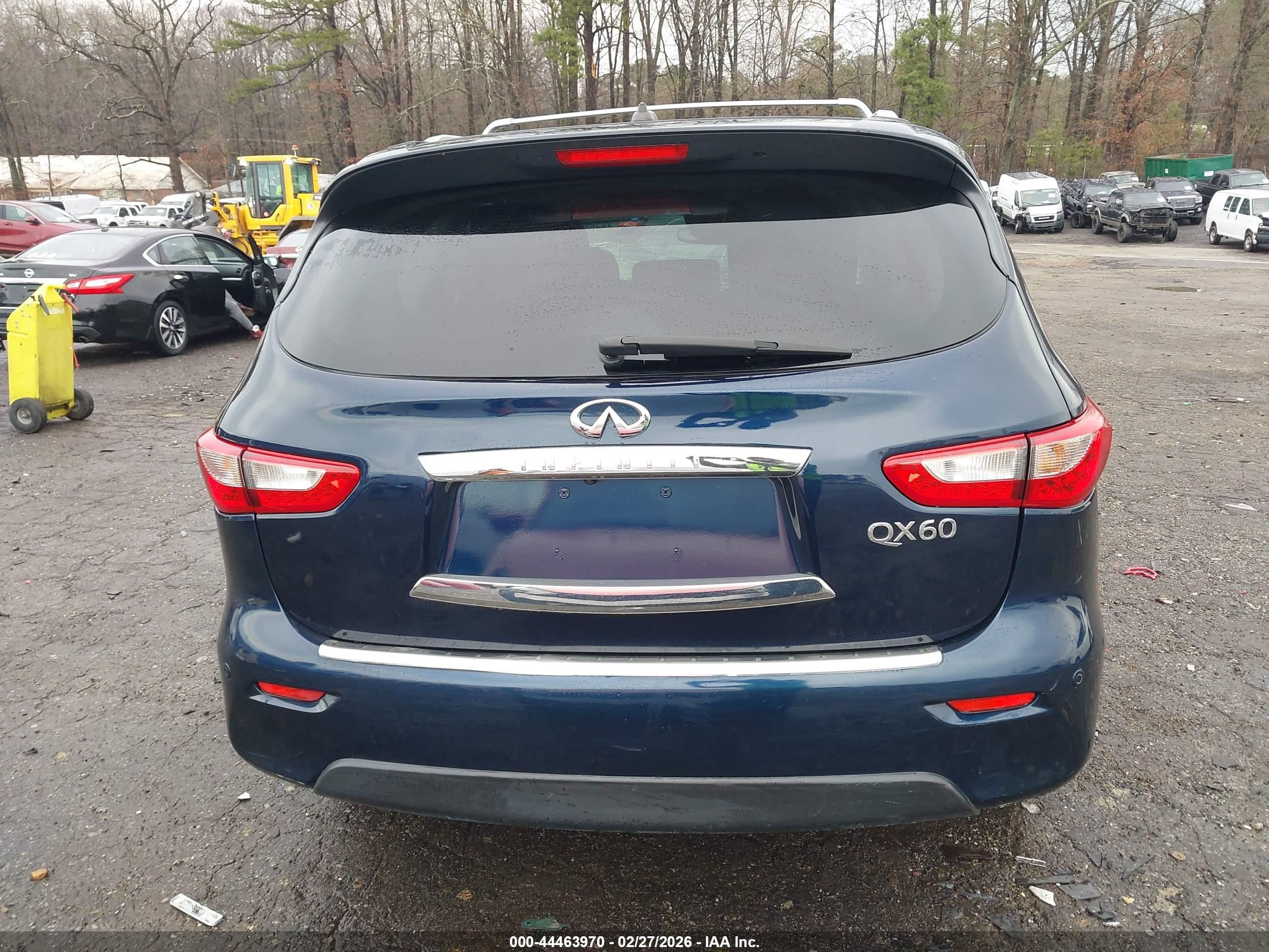 2015 Infiniti Qx60 Dark Blue vin: 5N1AL0MM1FC548276