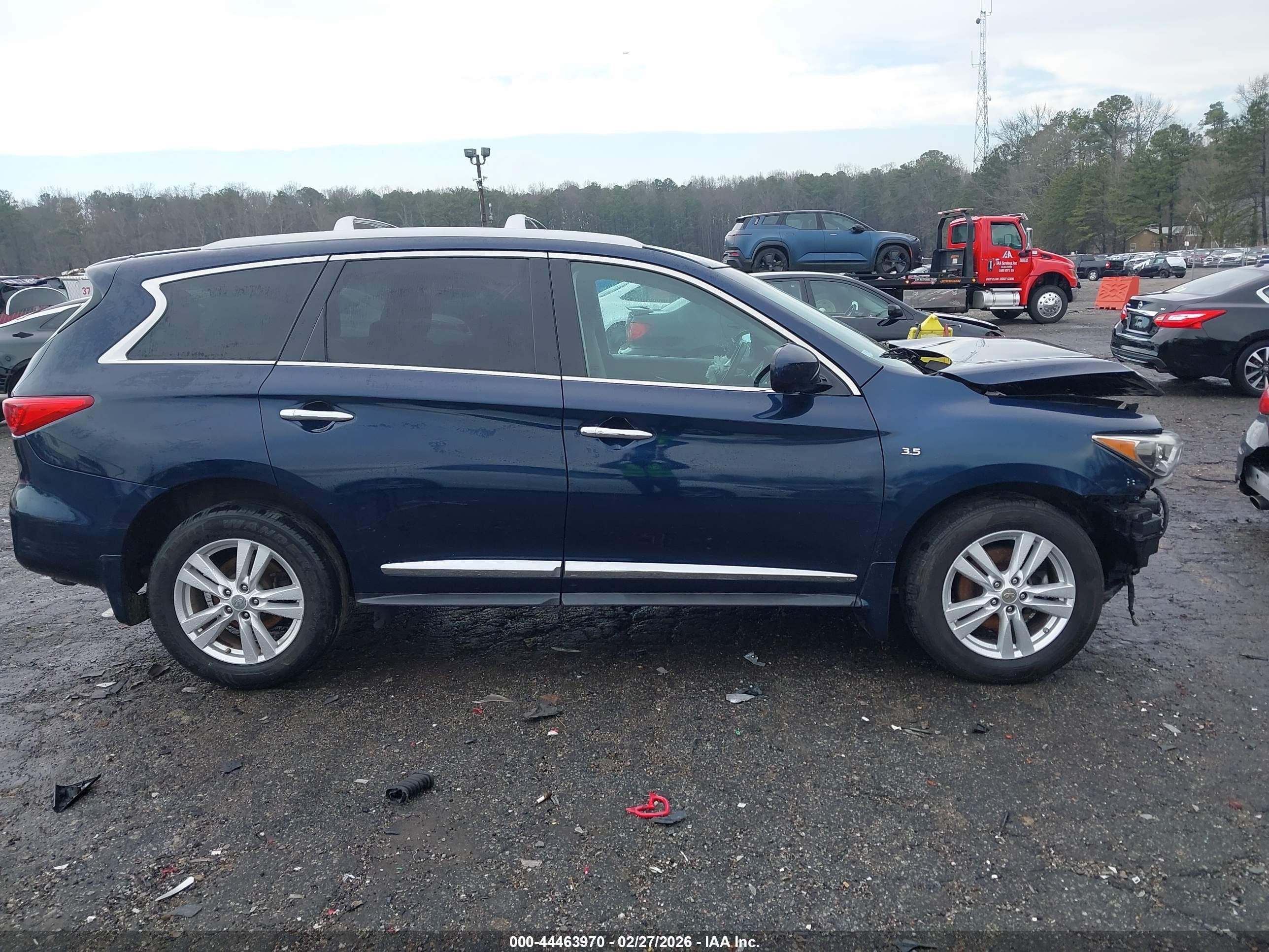 2015 Infiniti Qx60 Dark Blue vin: 5N1AL0MM1FC548276