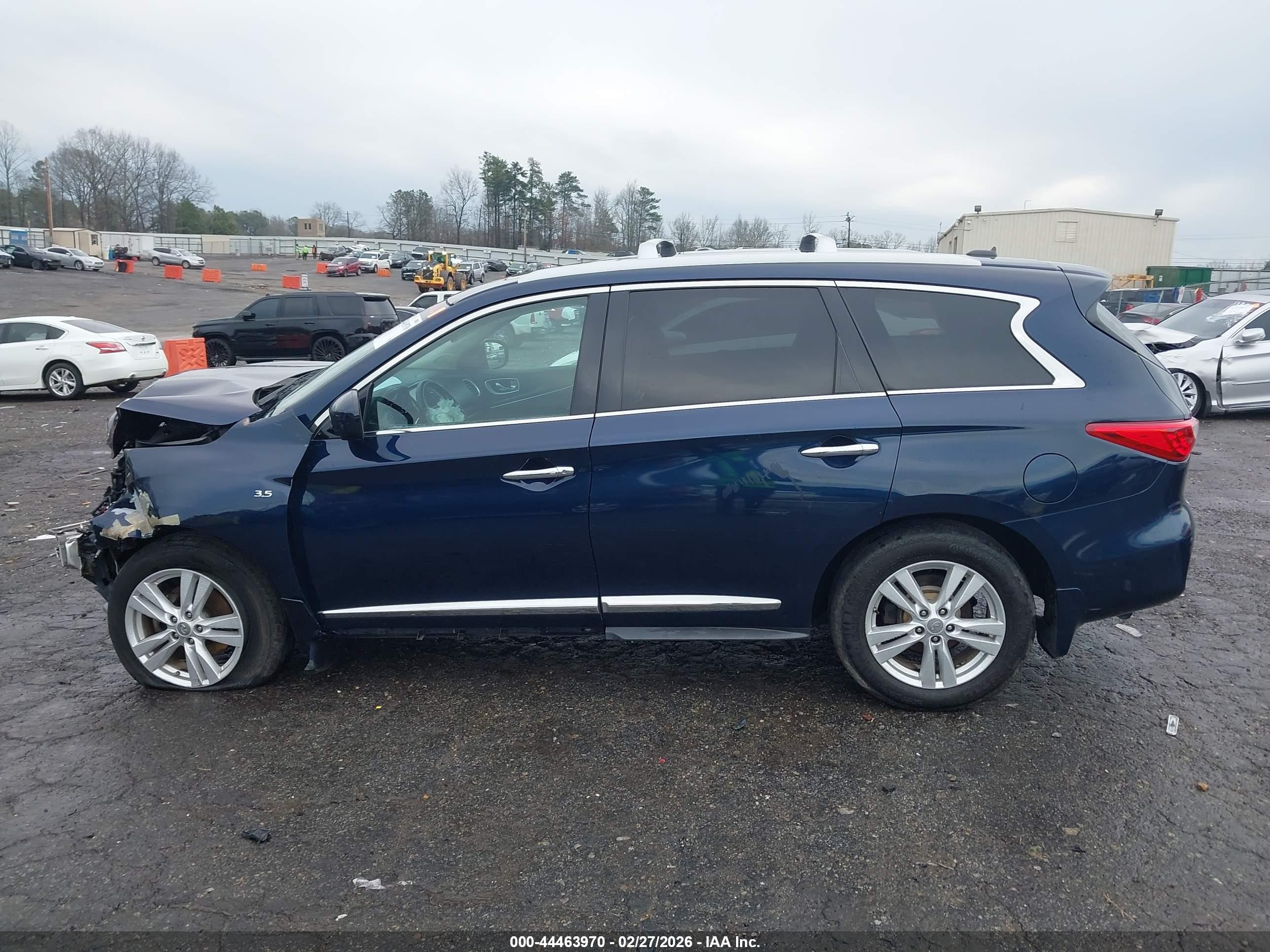 2015 Infiniti Qx60 Dark Blue vin: 5N1AL0MM1FC548276
