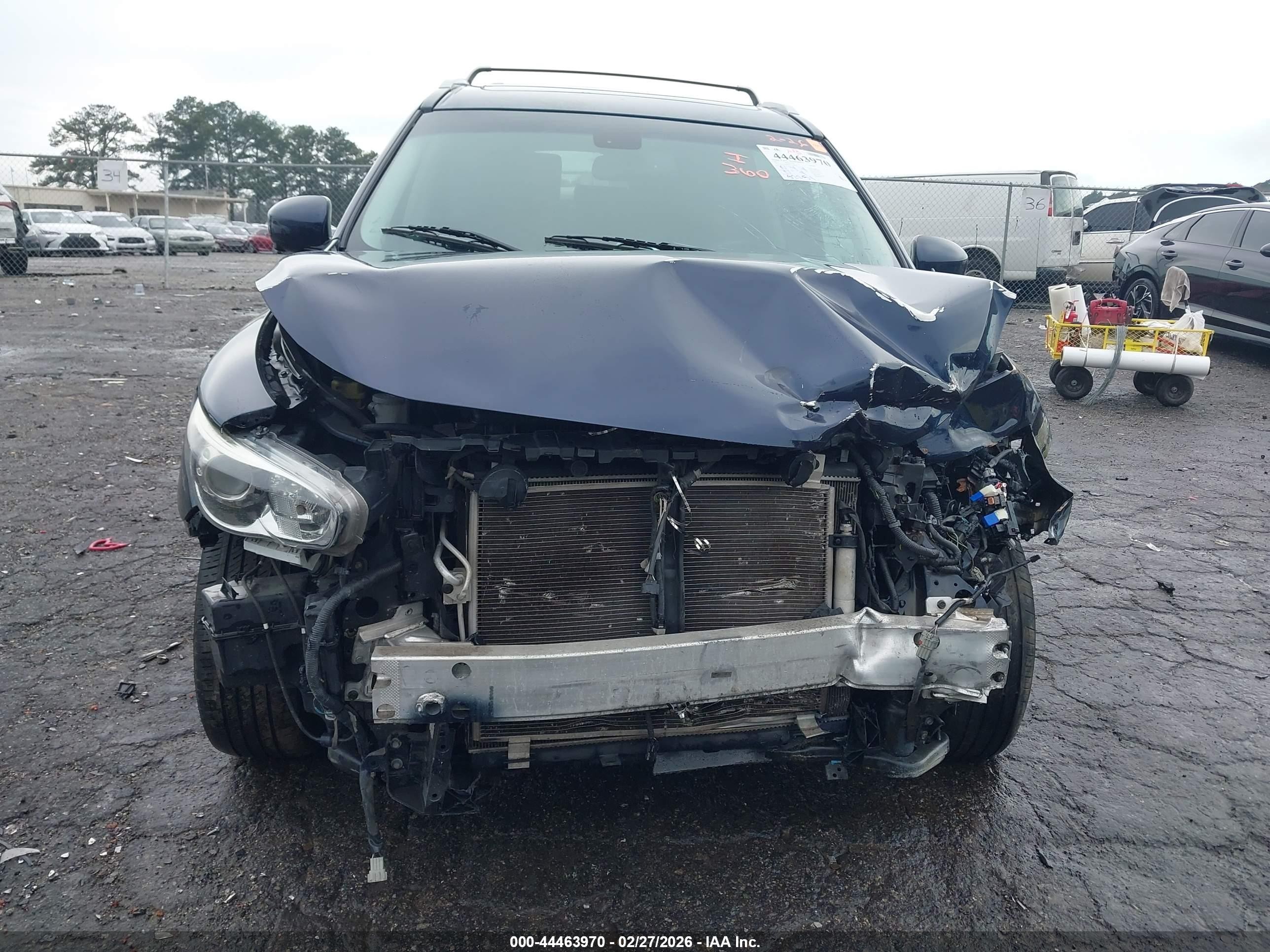 2015 Infiniti Qx60 Dark Blue vin: 5N1AL0MM1FC548276
