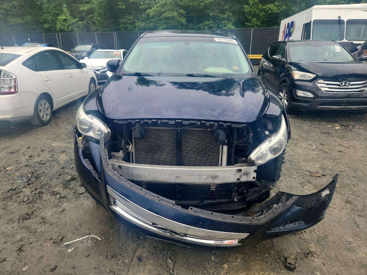 2015 Infiniti Qx60 Base Blue vin: 5N1AL0MM1FC550383