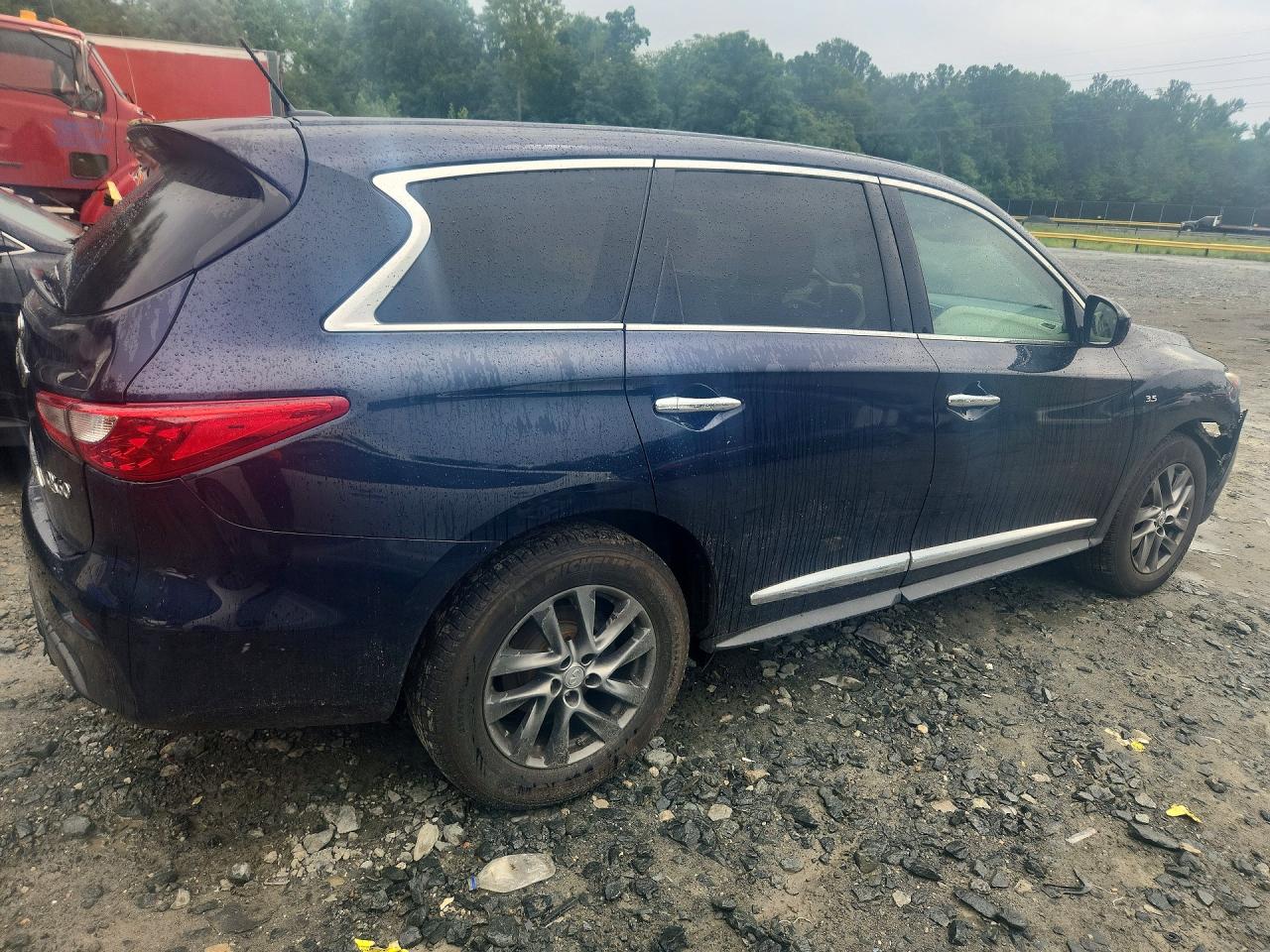 2015 Infiniti Qx60 Base Blue vin: 5N1AL0MM1FC550383