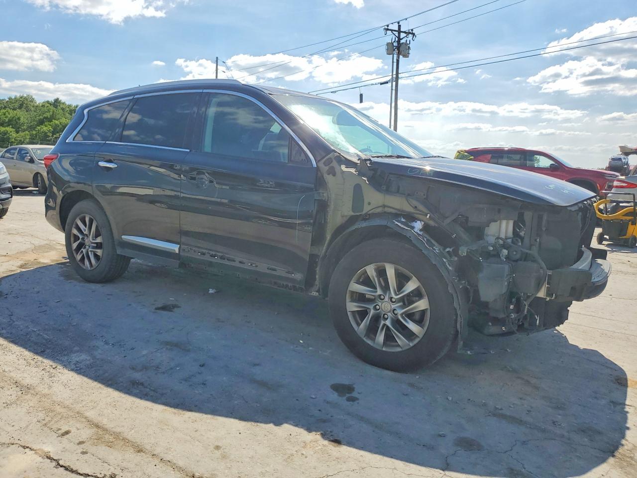 2015 Infiniti Qx60 Base Black vin: 5N1AL0MM1FC555776