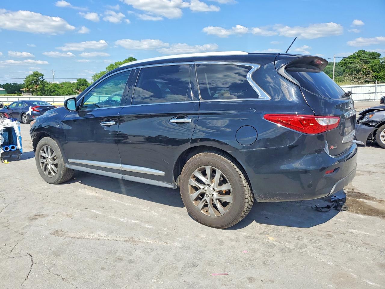 2015 Infiniti Qx60 Base Black vin: 5N1AL0MM1FC555776