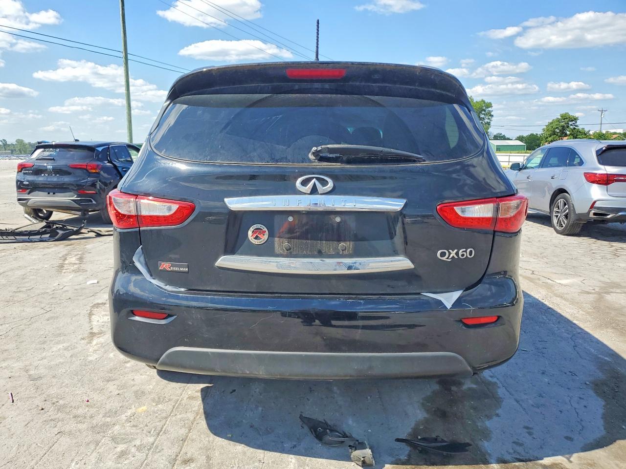 2015 Infiniti Qx60 Base Black vin: 5N1AL0MM1FC555776