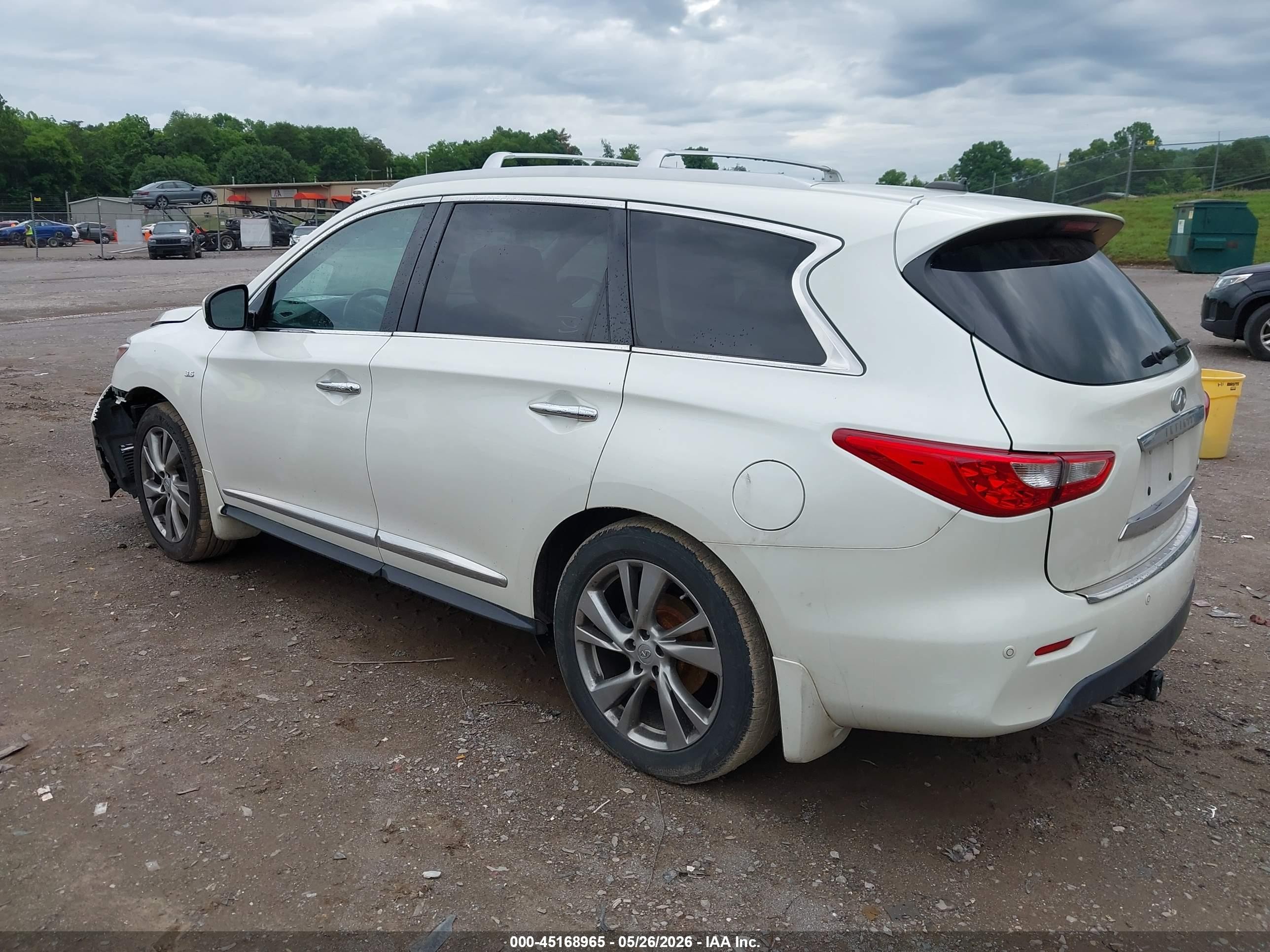 2015 Infiniti Qx60   Белый vin: 5N1AL0MM1FC556328