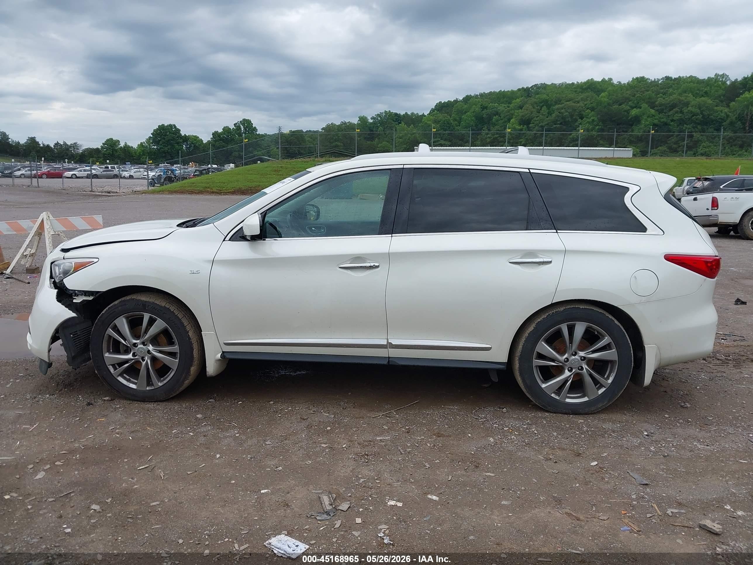 2015 Infiniti Qx60   Белый vin: 5N1AL0MM1FC556328