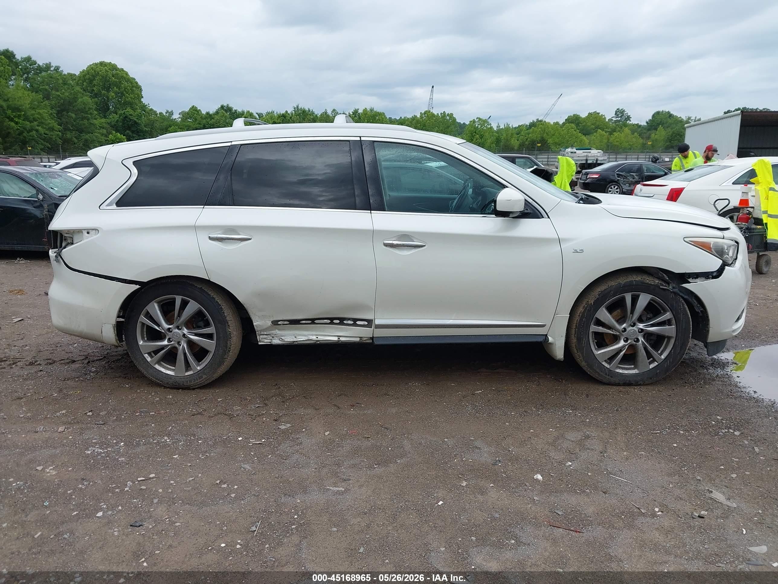 2015 Infiniti Qx60   Белый vin: 5N1AL0MM1FC556328