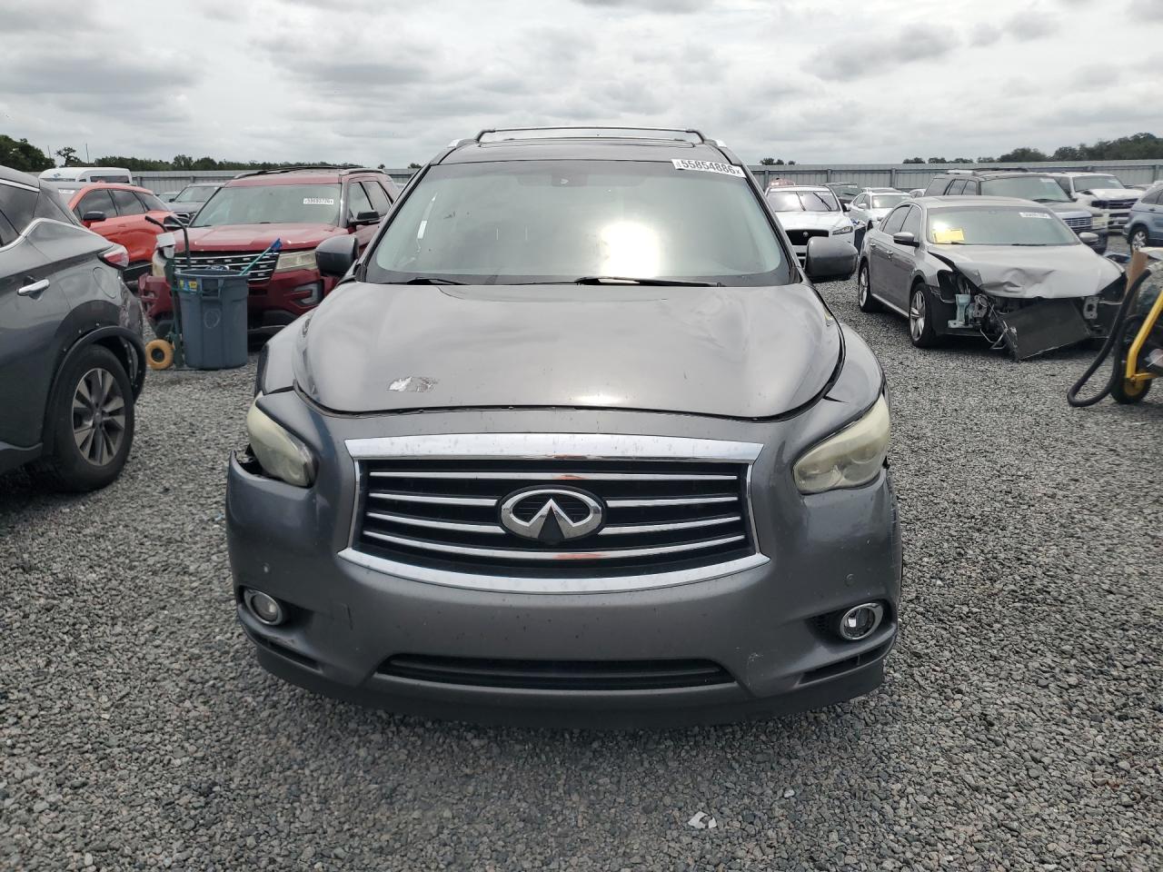 2015 Infiniti Qx60 Base Gray vin: 5N1AL0MM1FC557480